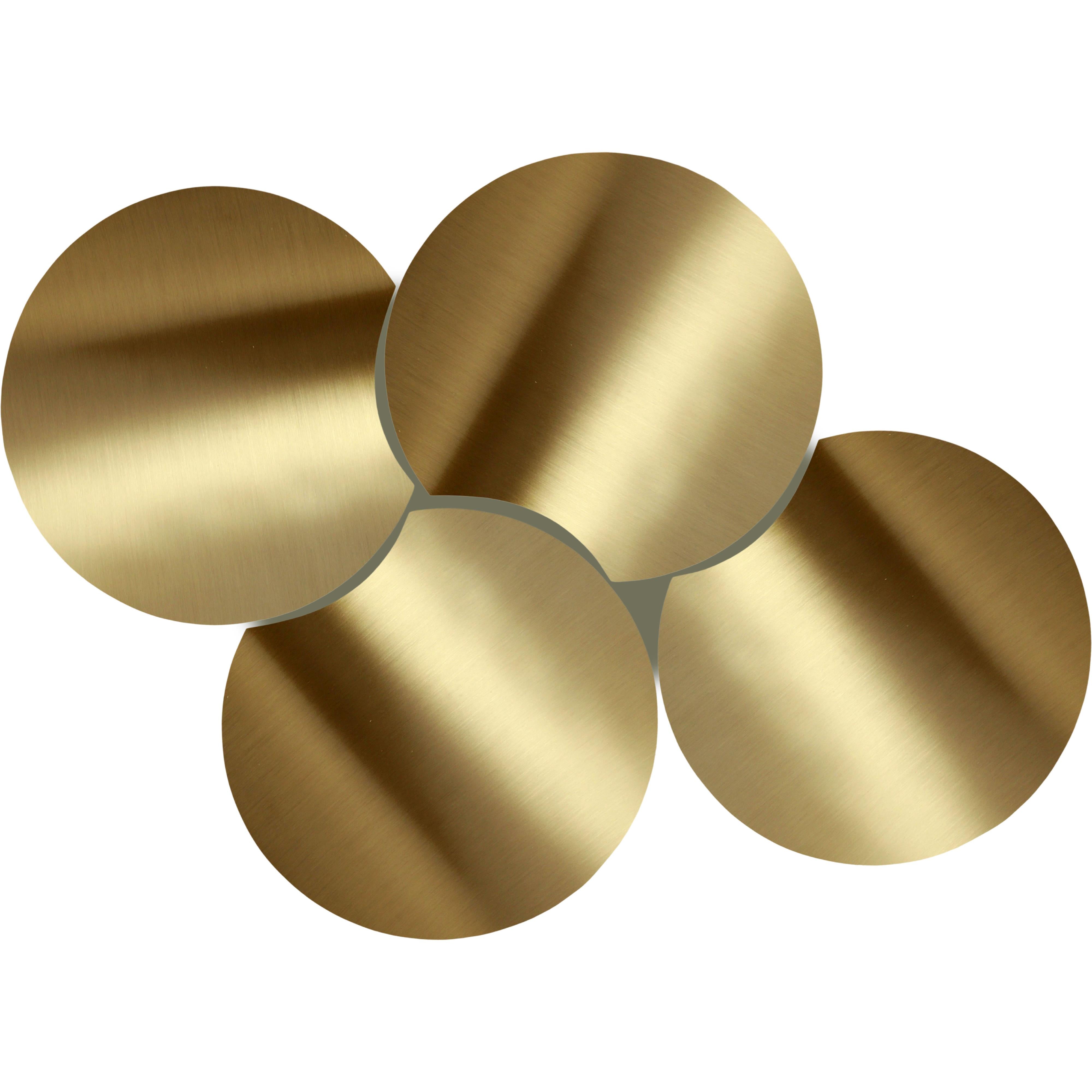 Meridian Dimple Gold Coffee Table