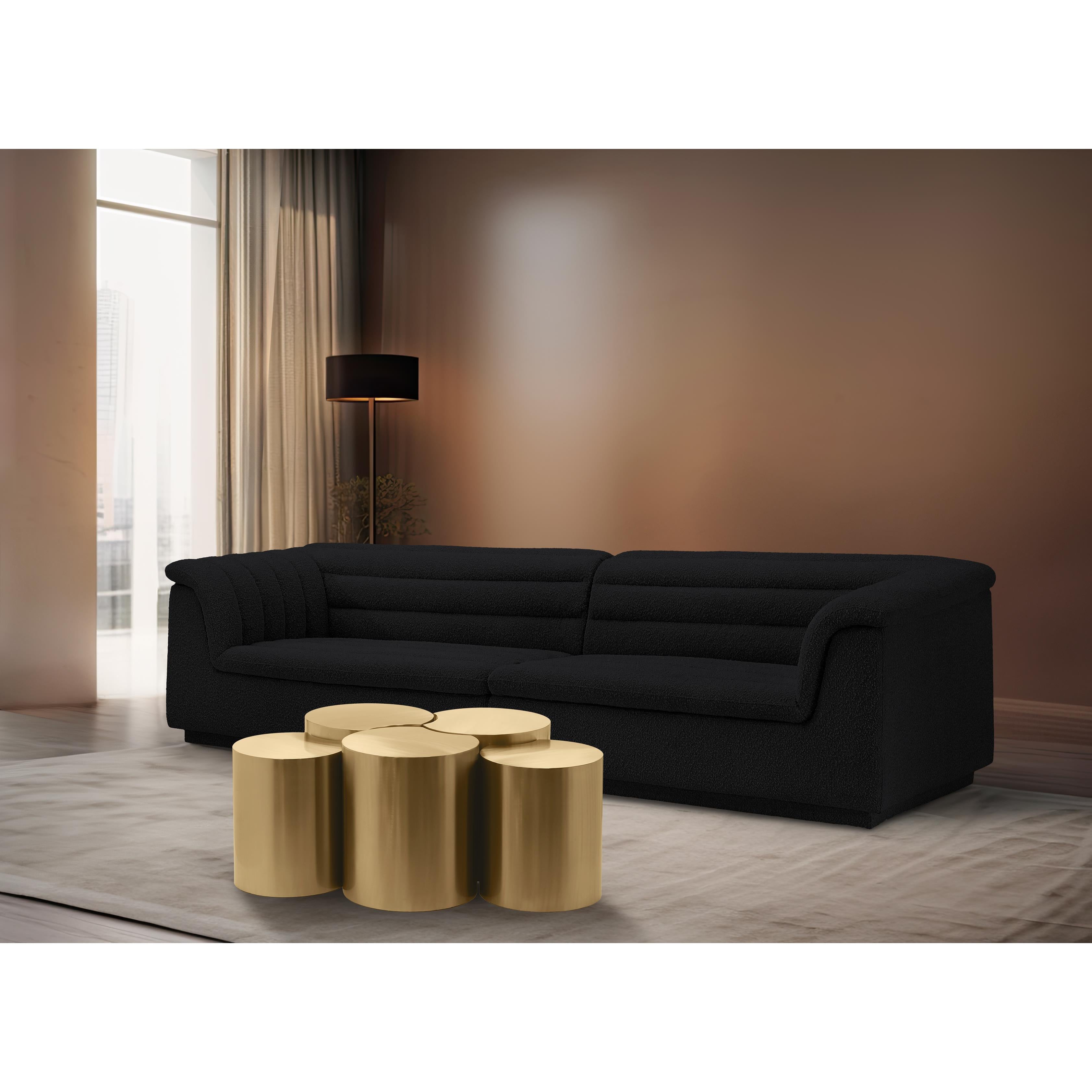 Meridian Dimple Gold Coffee Table
