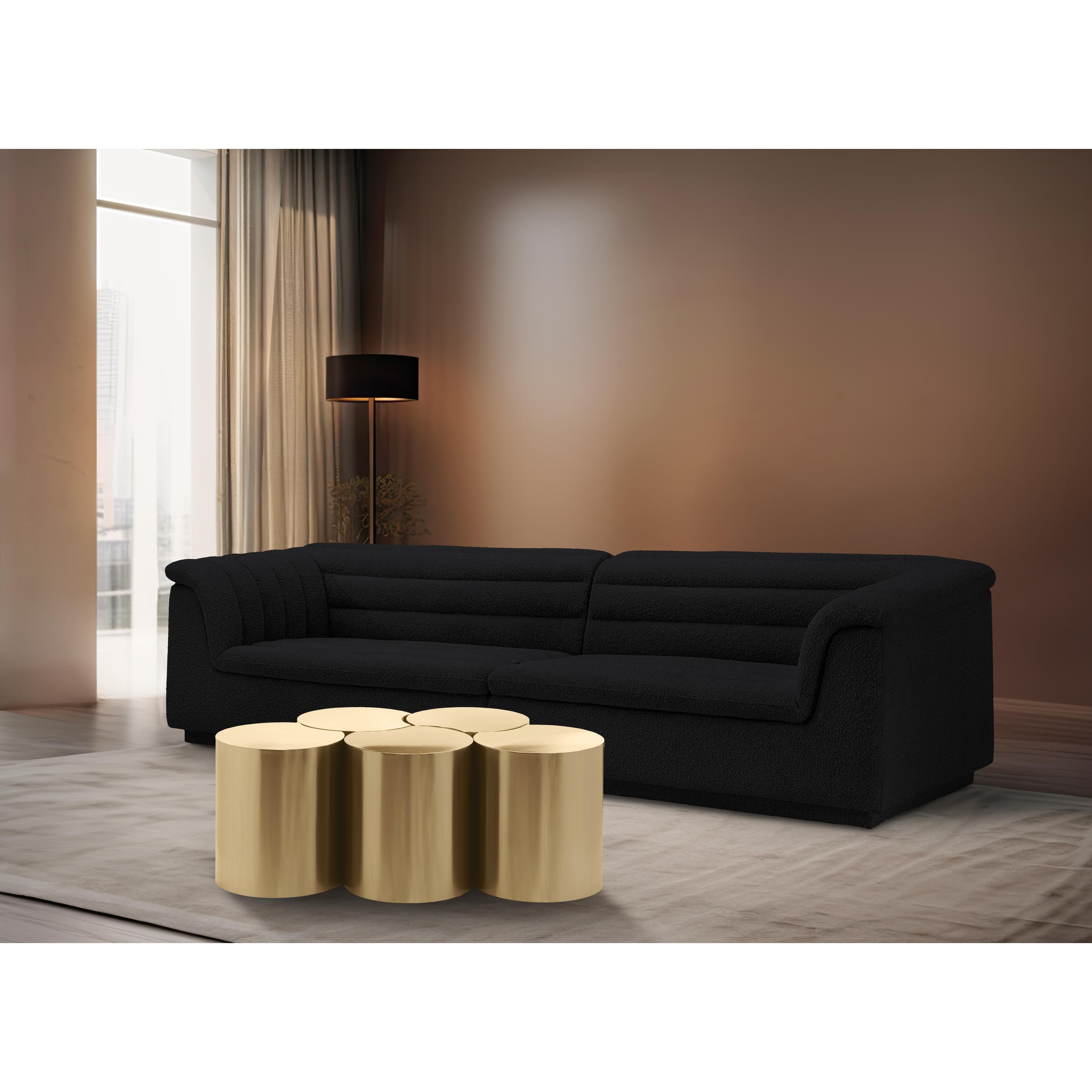 Meridian Dimple Gold Coffee Table