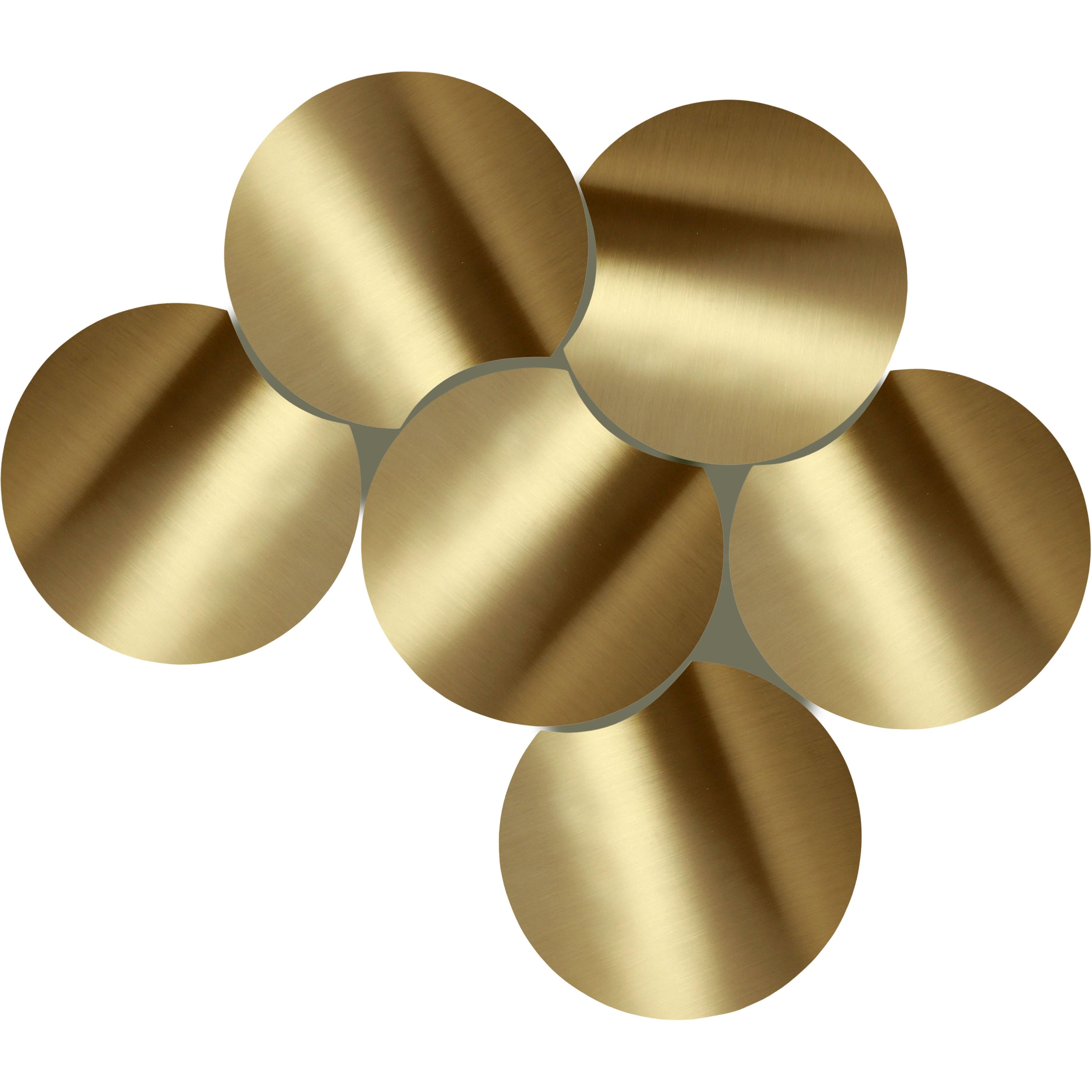 Meridian Dimple Gold Coffee Table