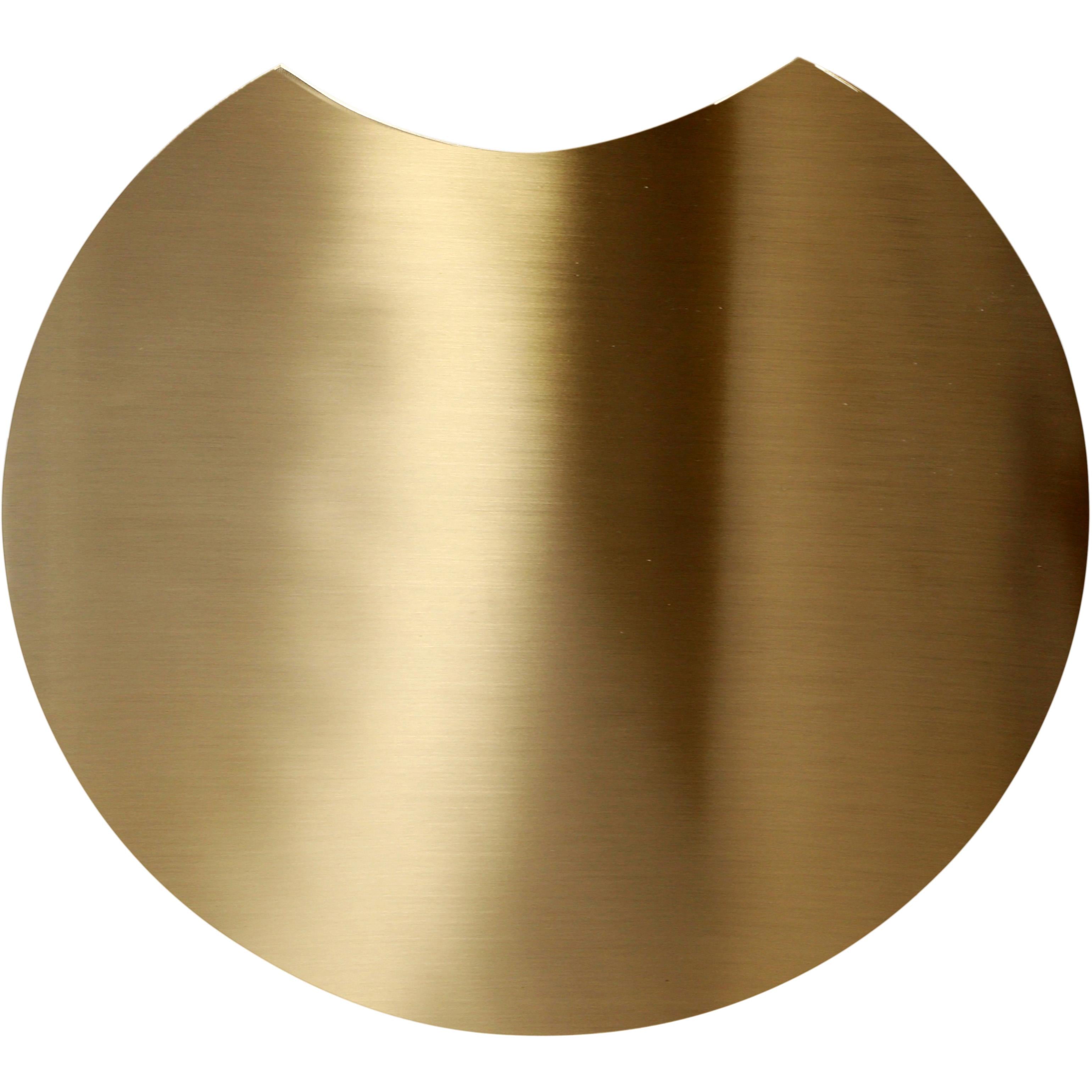 Meridian Dimple Gold End Table