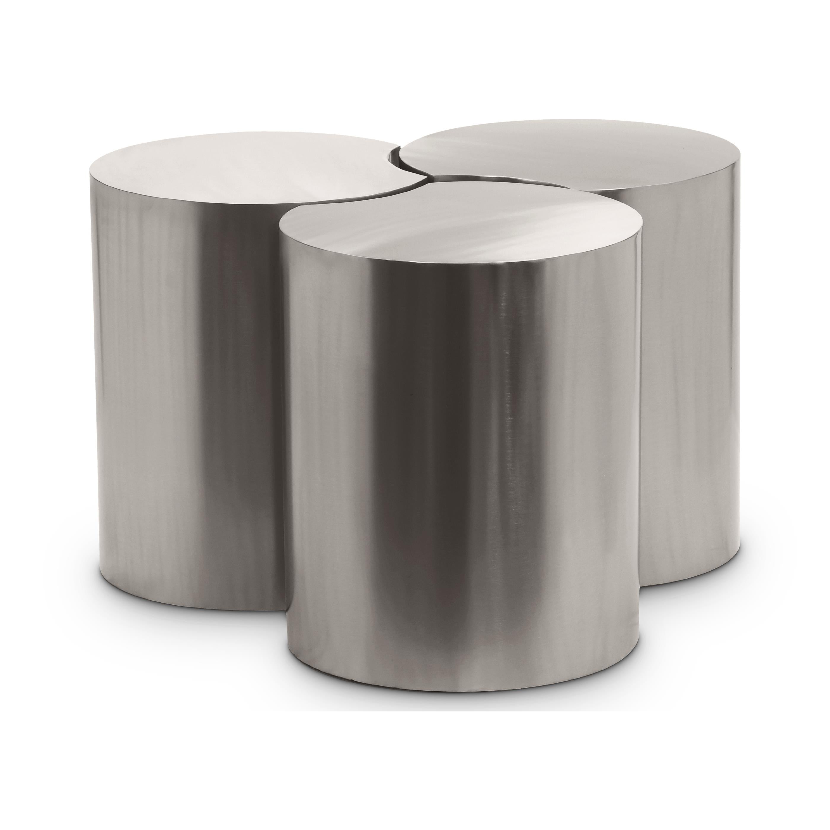 Meridian Dimple Silver Coffee Table