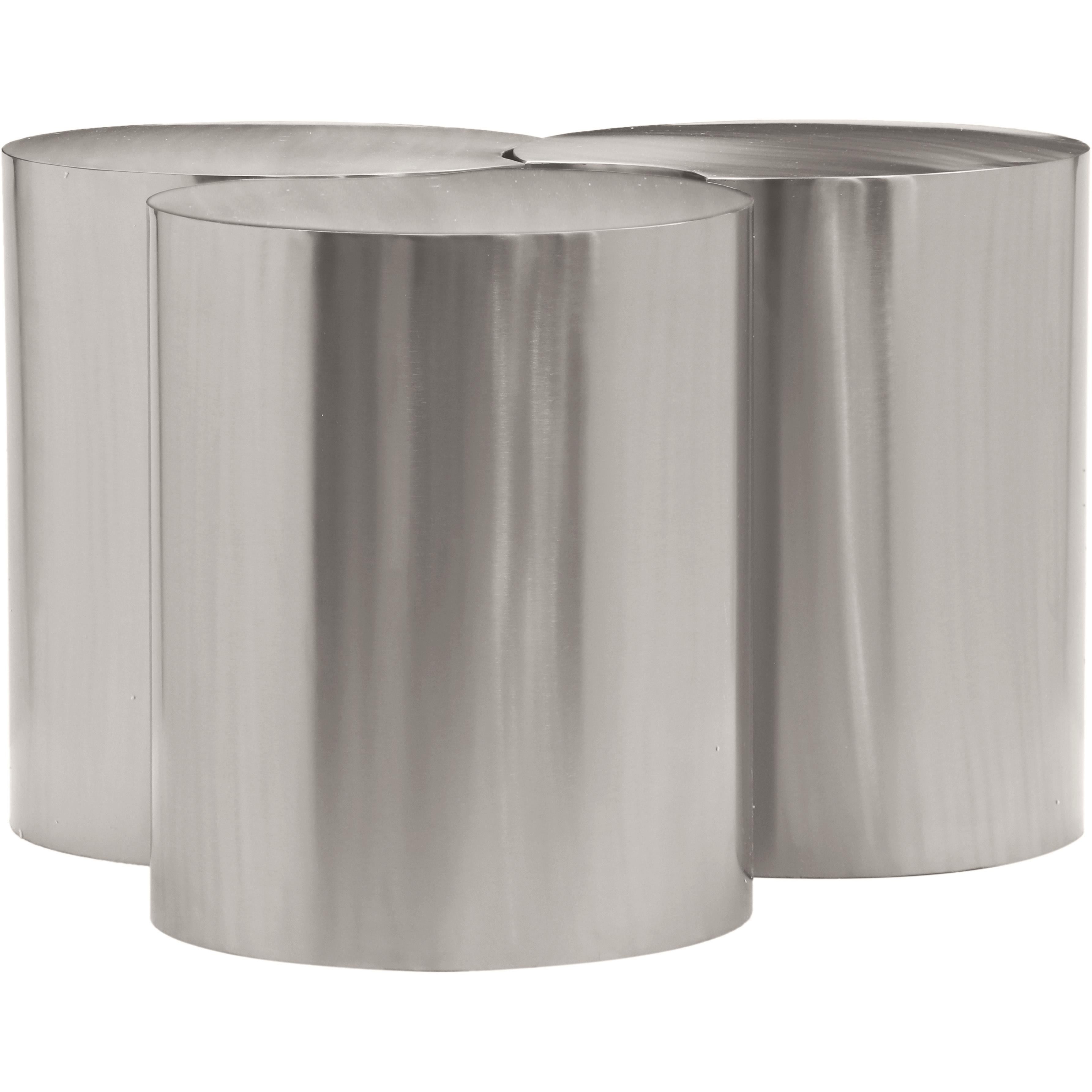 Meridian Dimple Silver Coffee Table
