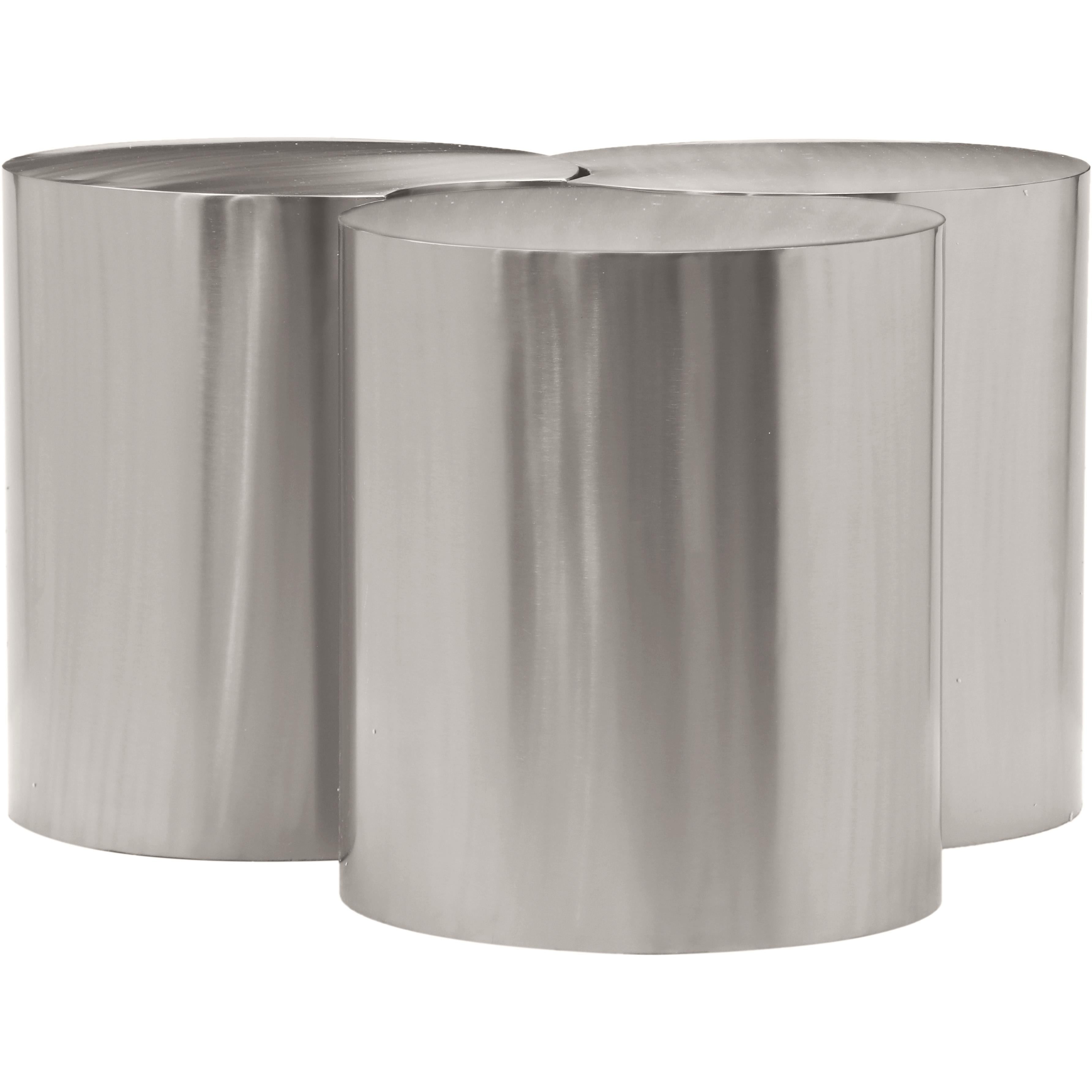 Meridian Dimple Silver Coffee Table