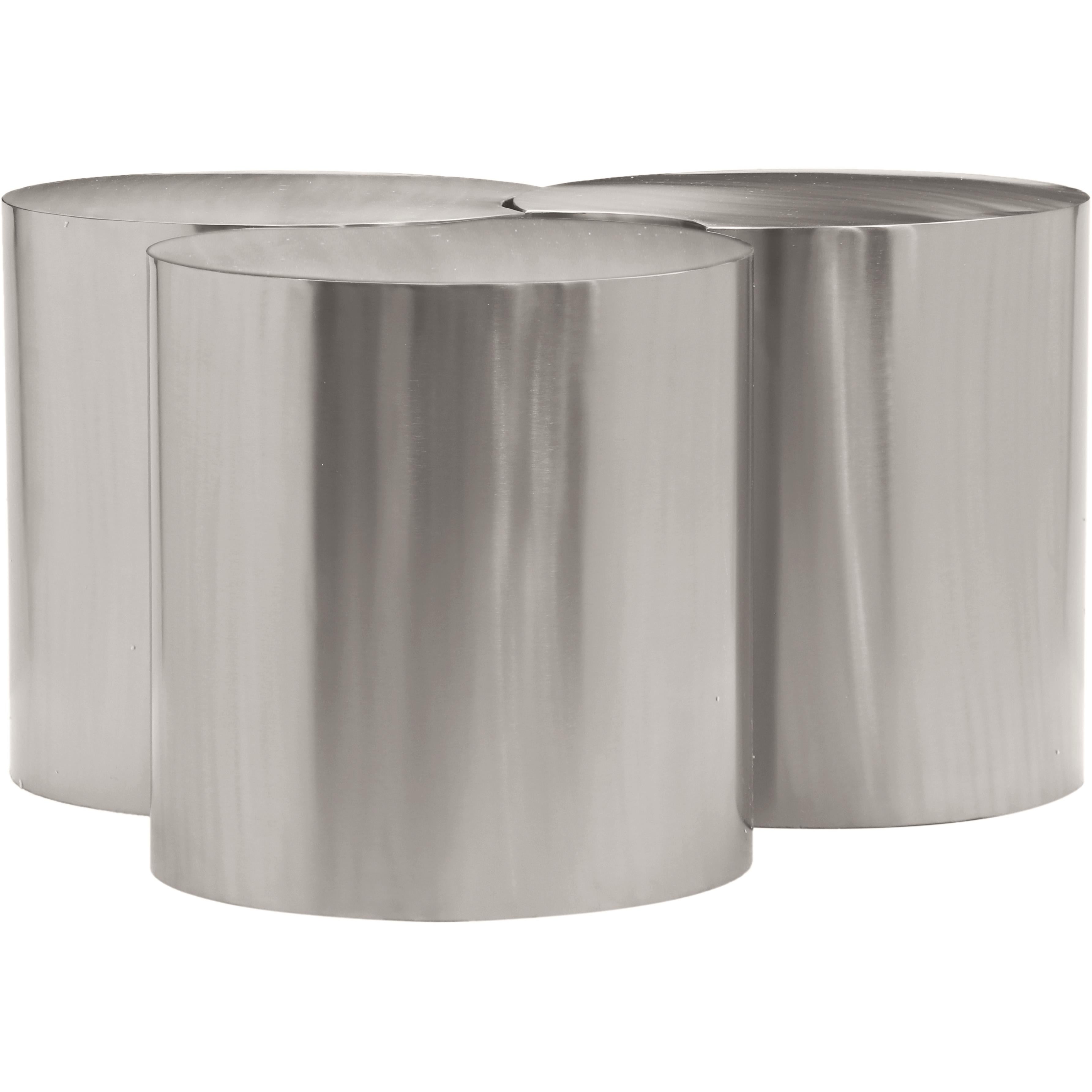 Meridian Dimple Silver Coffee Table