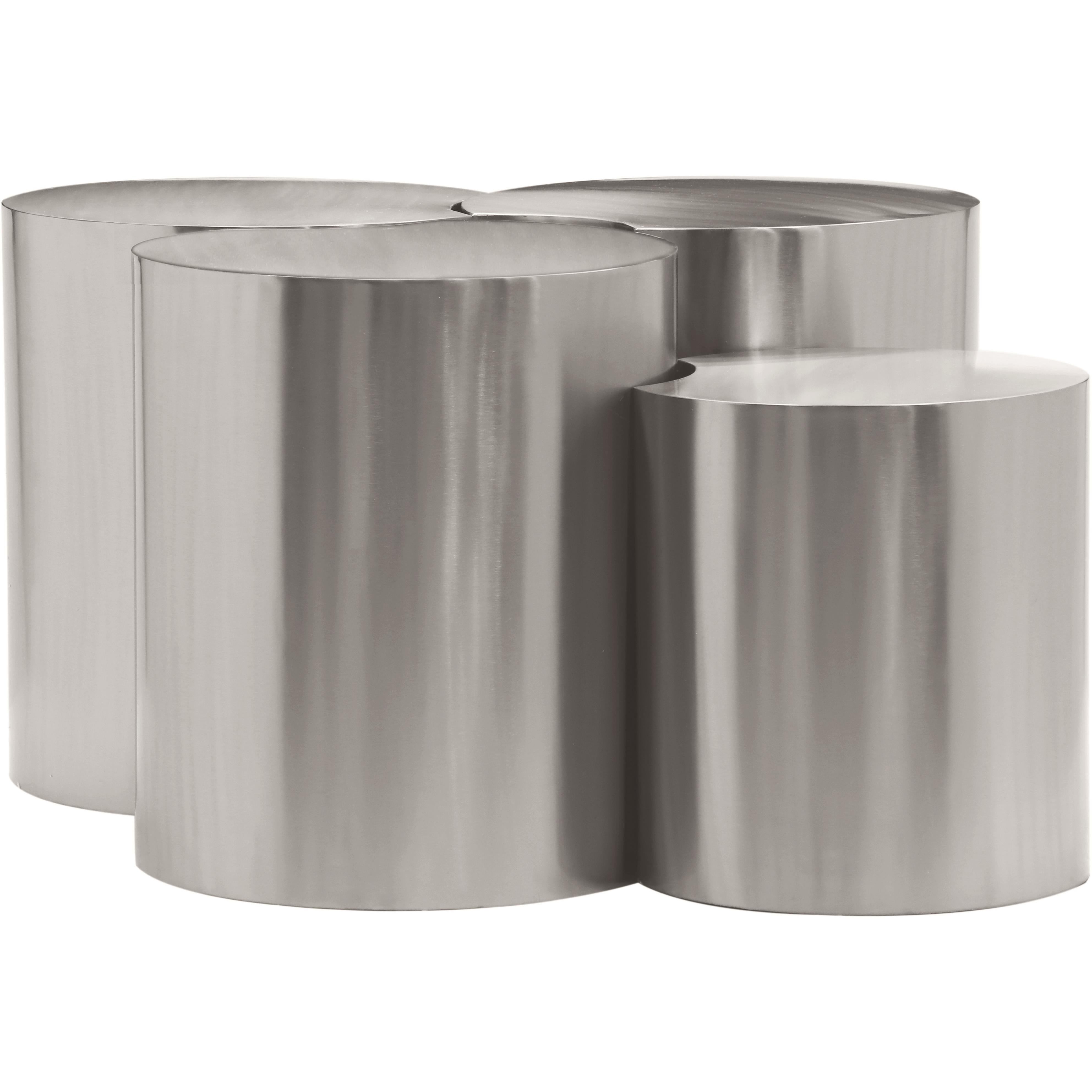 Meridian Dimple Silver Coffee Table