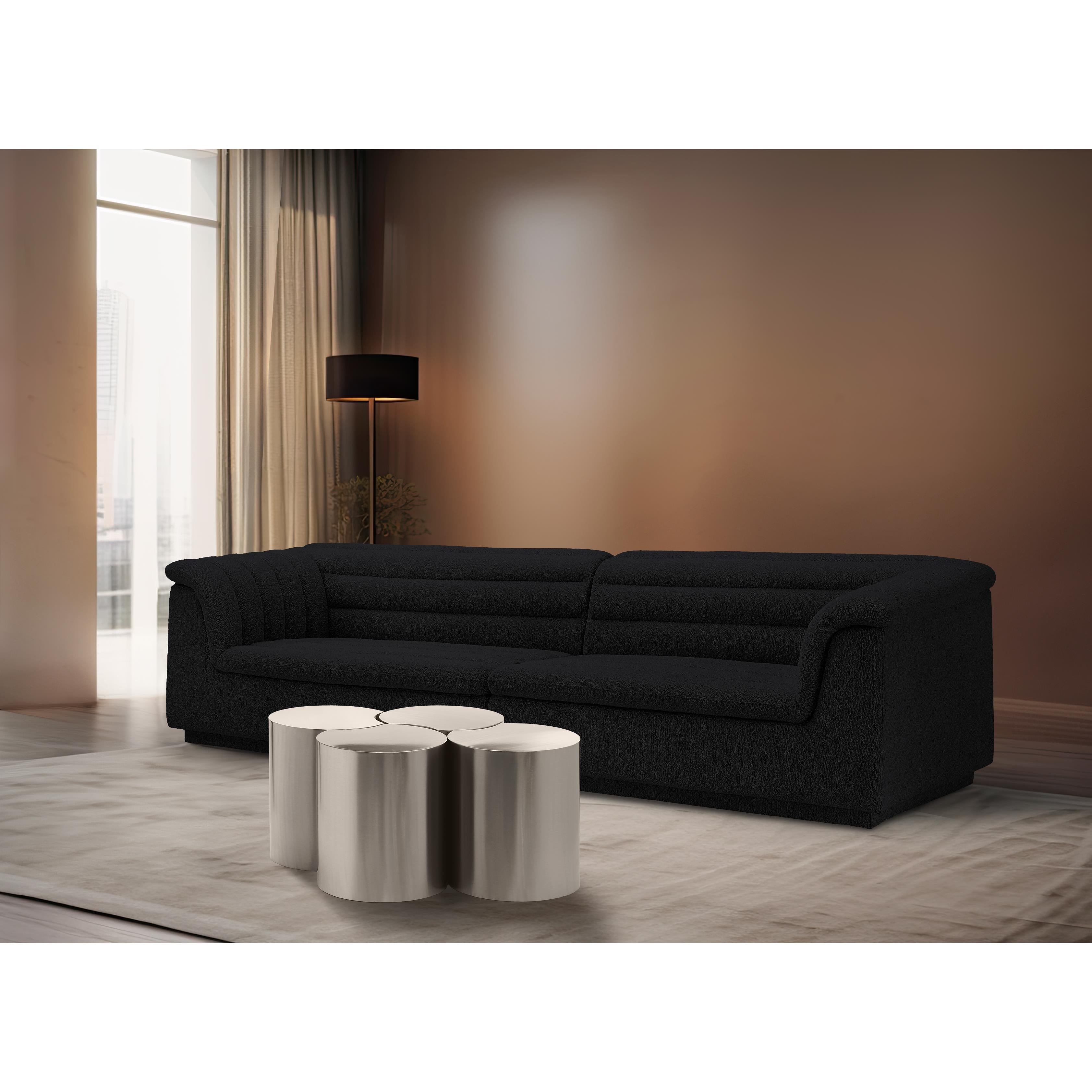 Meridian Dimple Silver Coffee Table