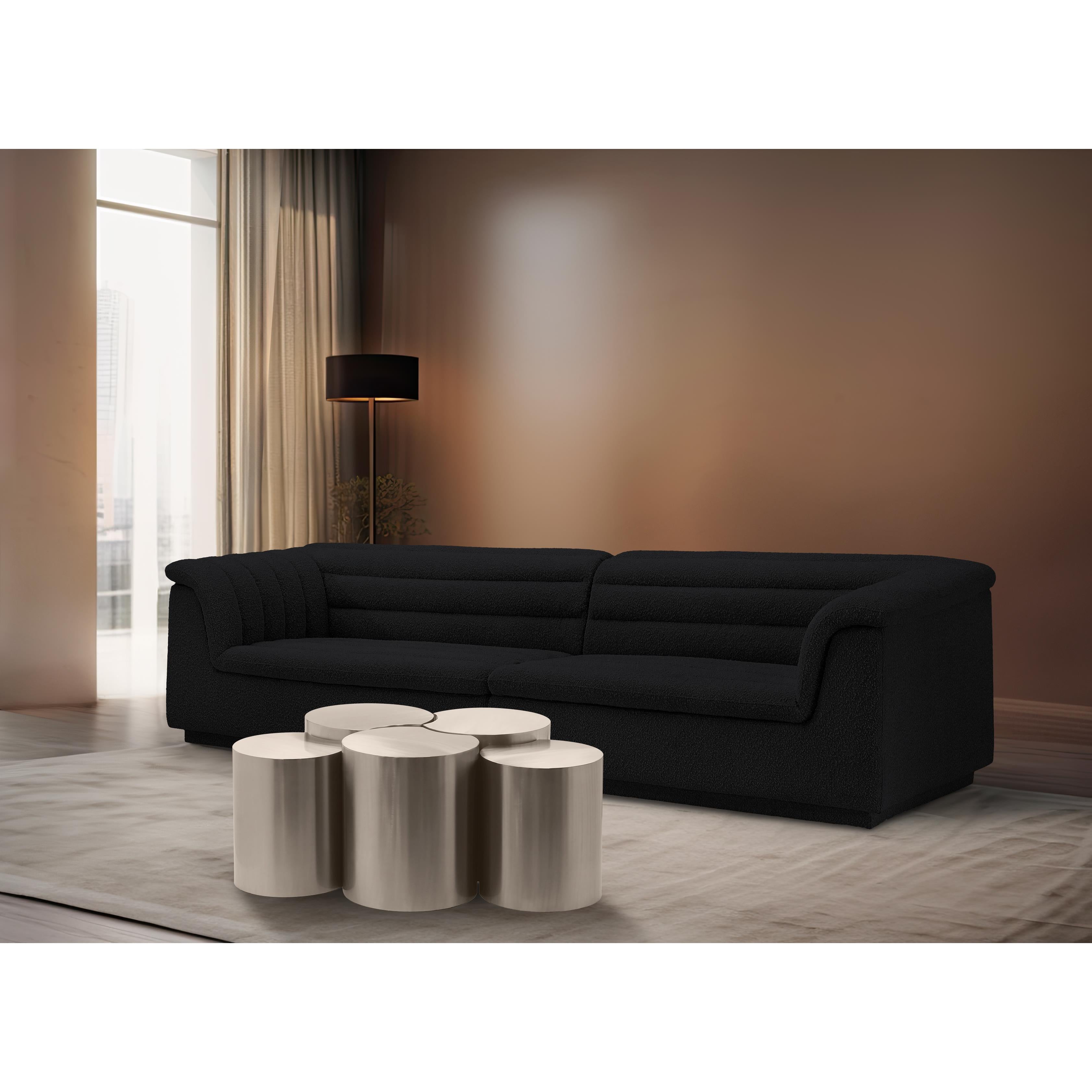 Meridian Dimple Silver Coffee Table