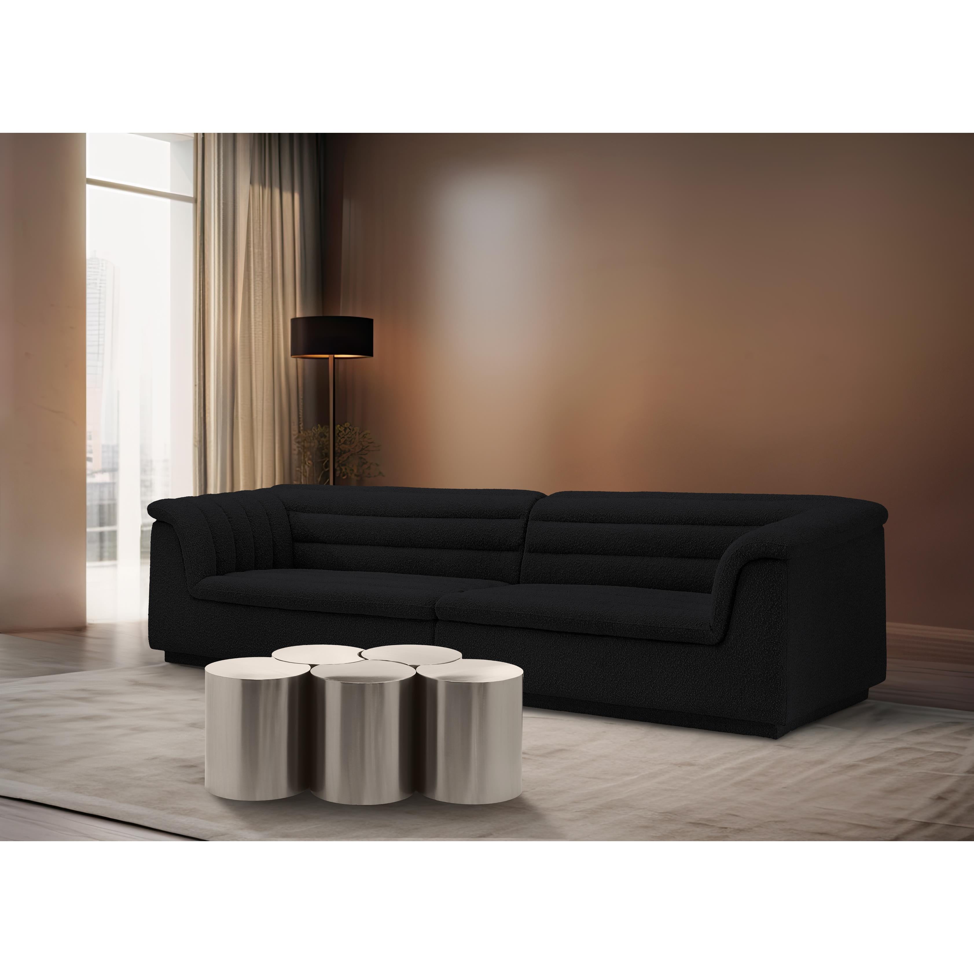 Meridian Dimple Silver Coffee Table