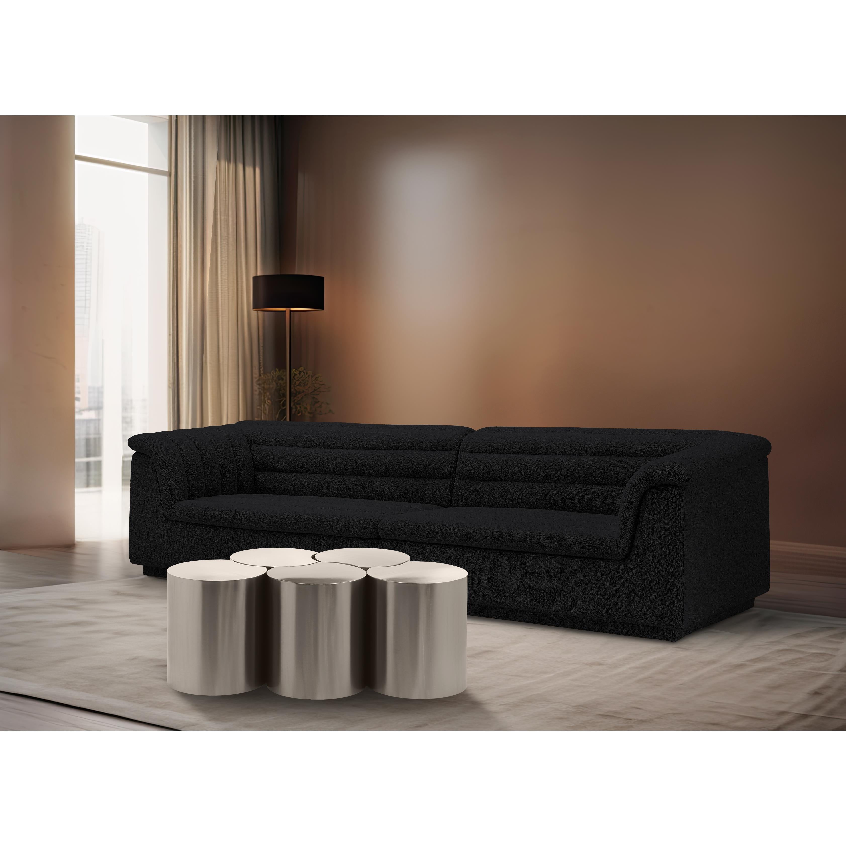 Meridian Dimple Silver Coffee Table