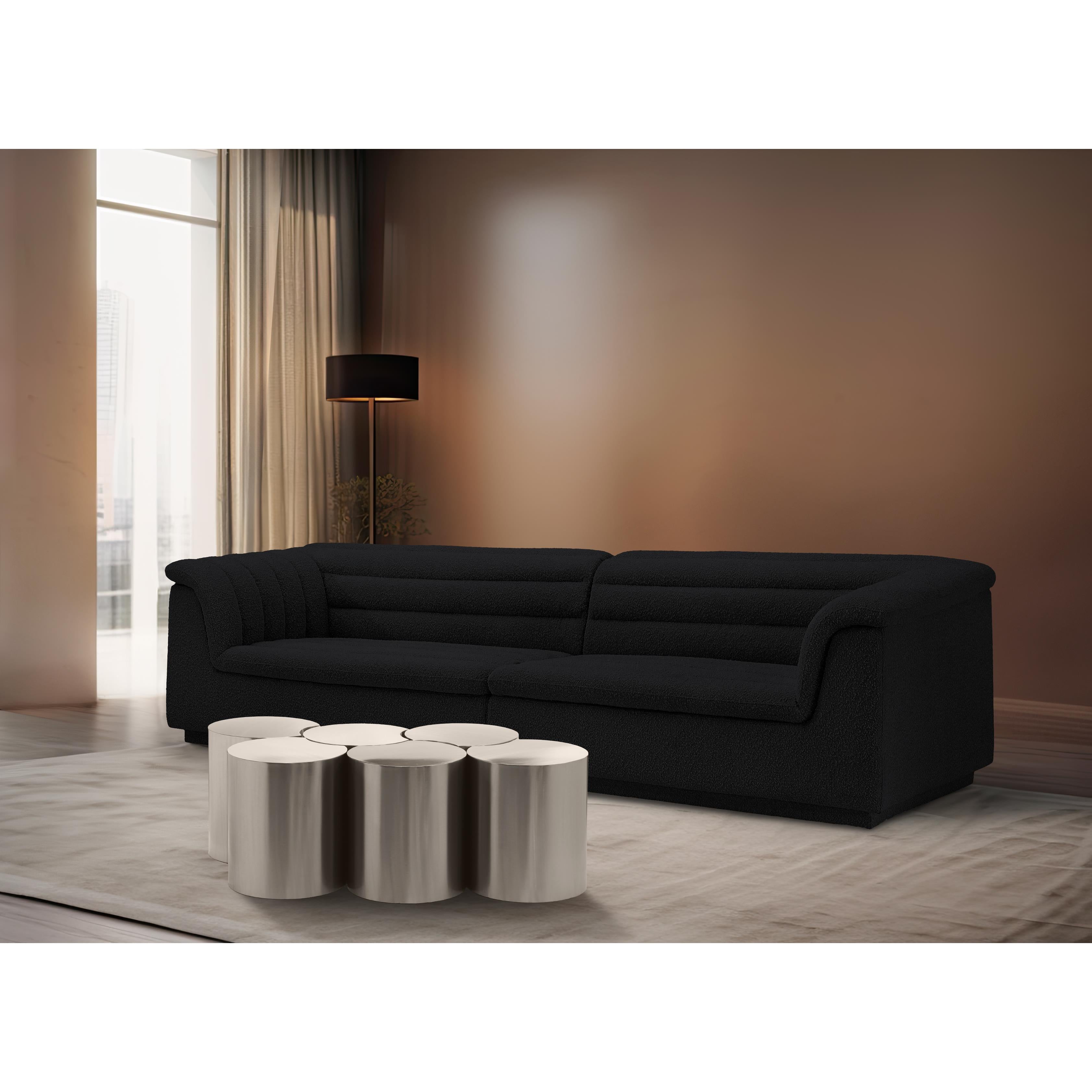 Meridian Dimple Silver Coffee Table