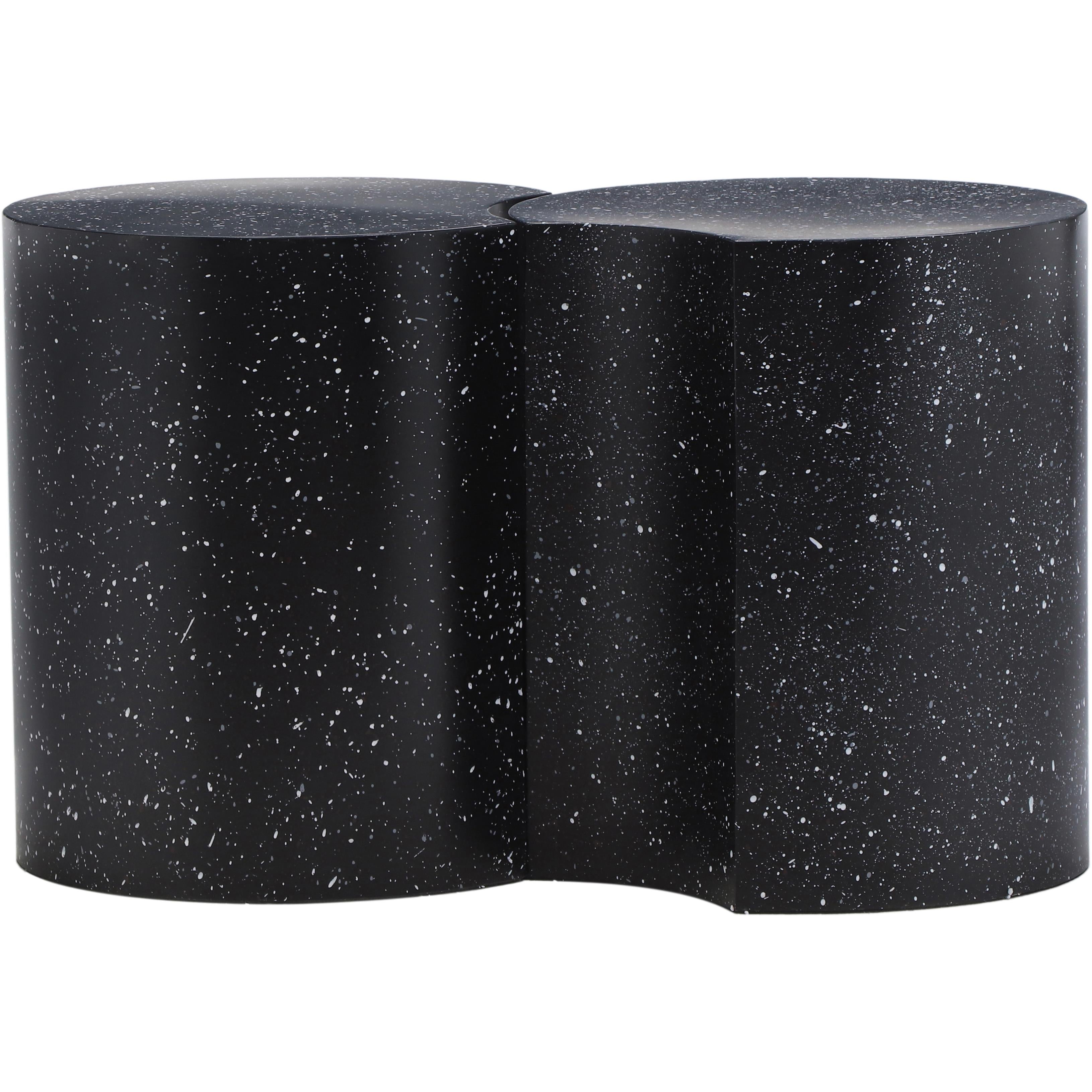 Meridian Dimple Black End Table