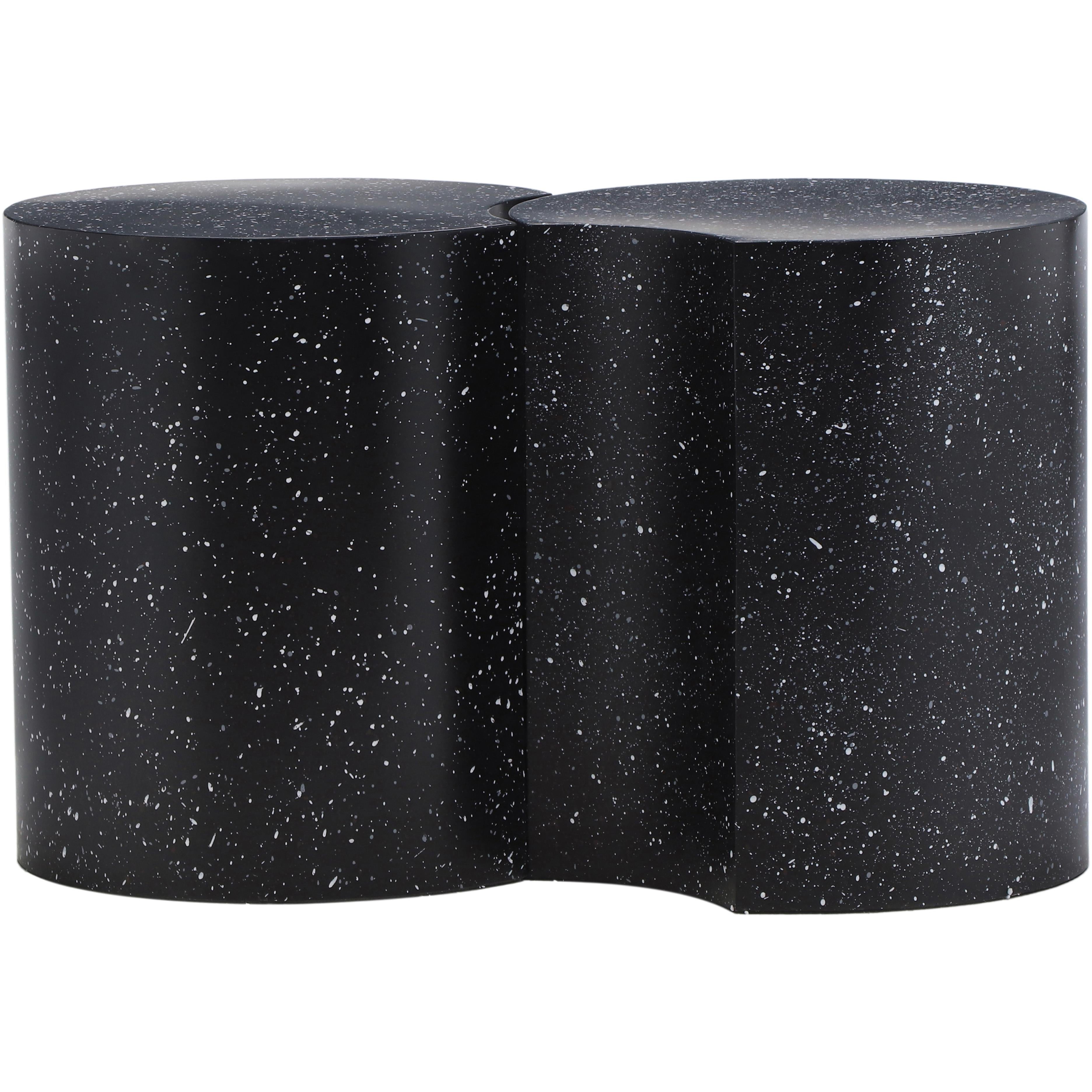 Meridian Dimple Black End Table