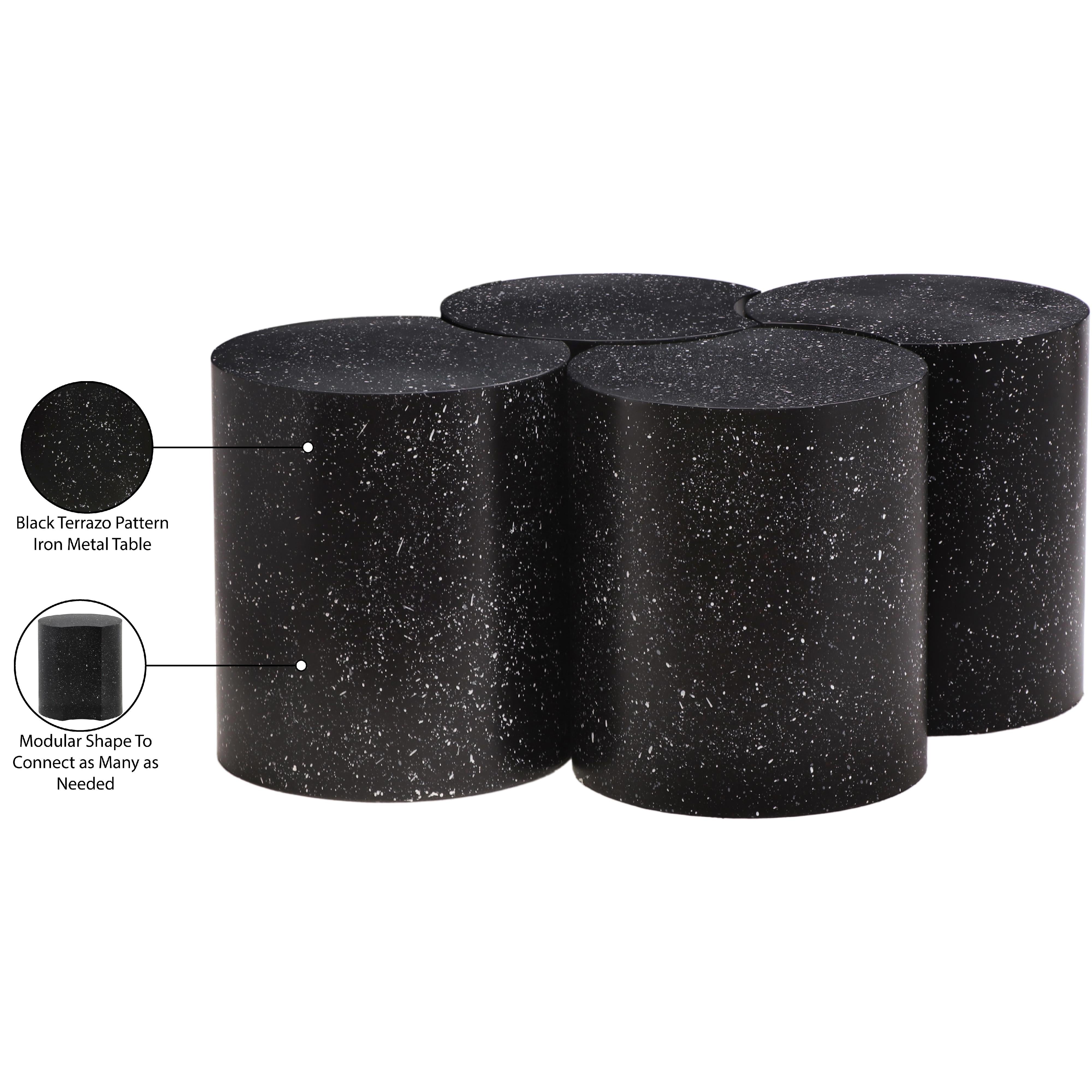 Meridian Dimple Black Coffee Table