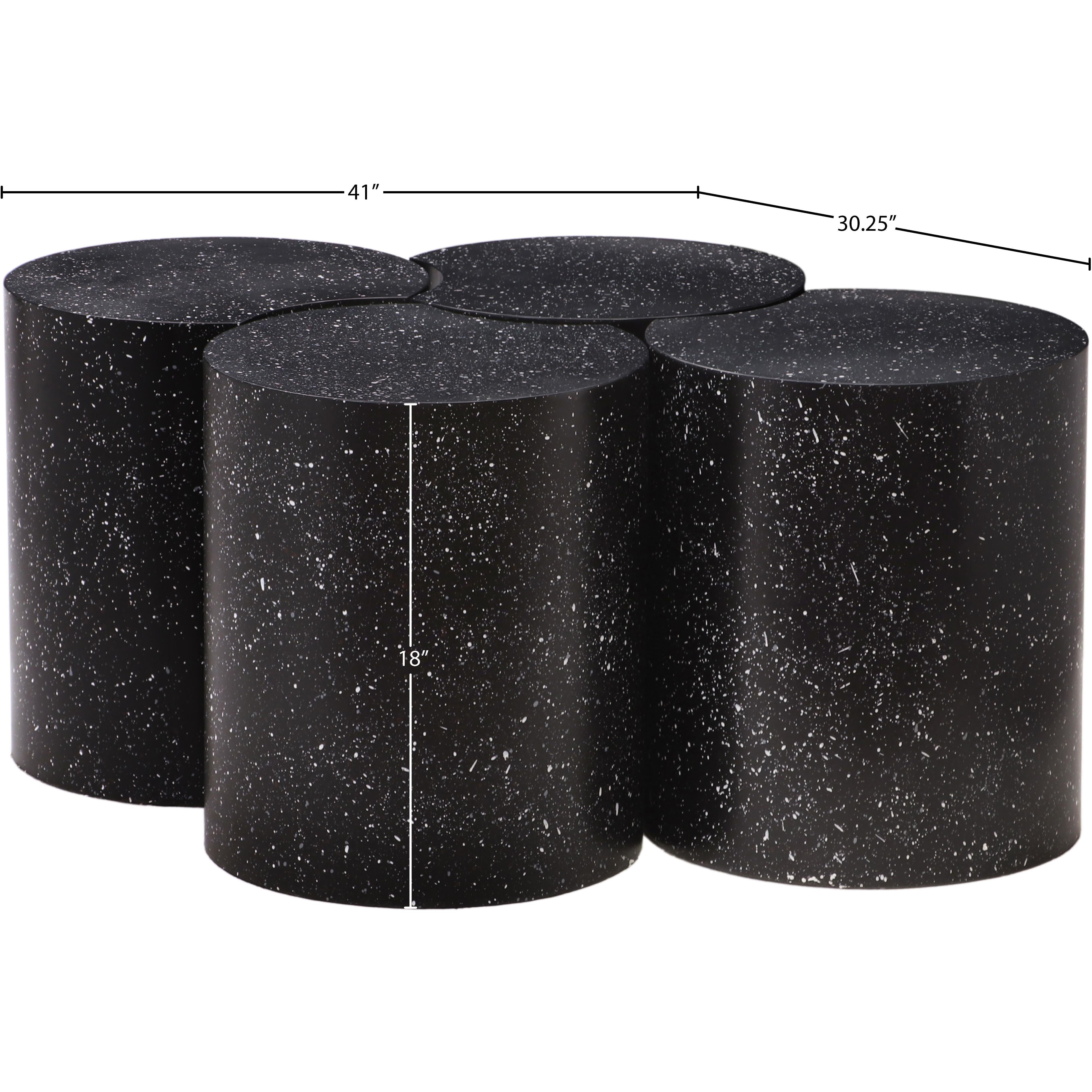 Meridian Dimple Black Coffee Table