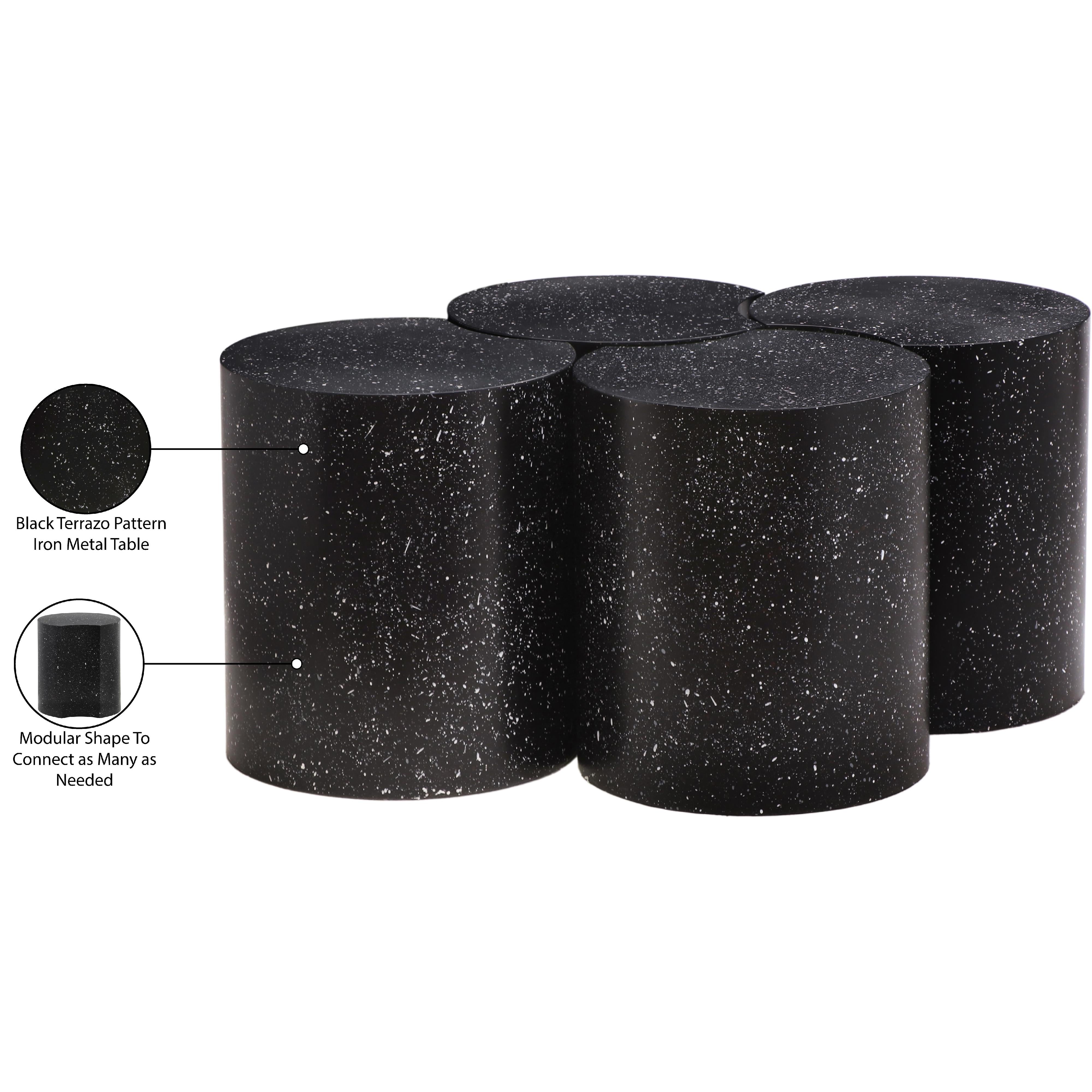 Meridian Dimple Black Coffee Table