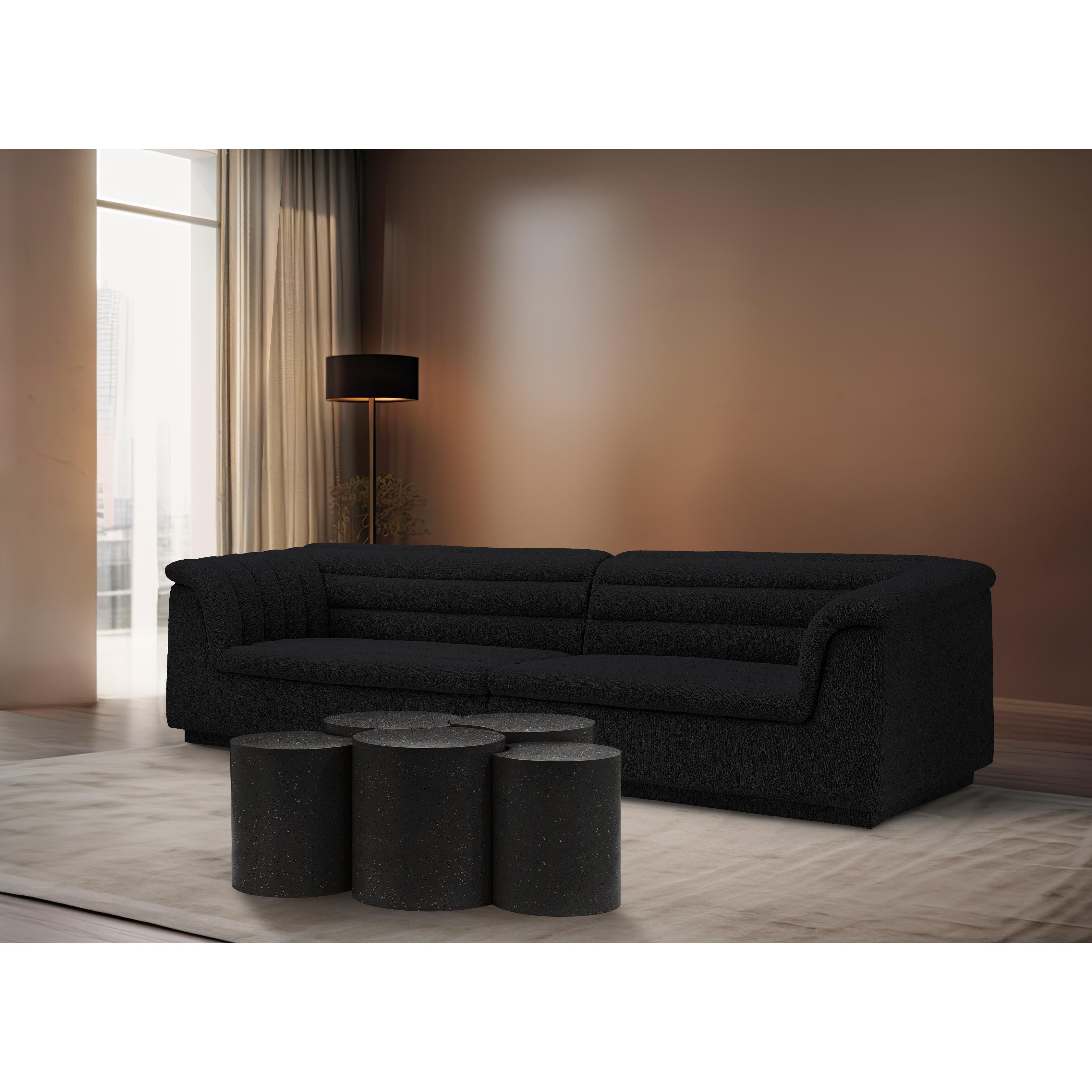 Meridian Dimple Black Coffee Table
