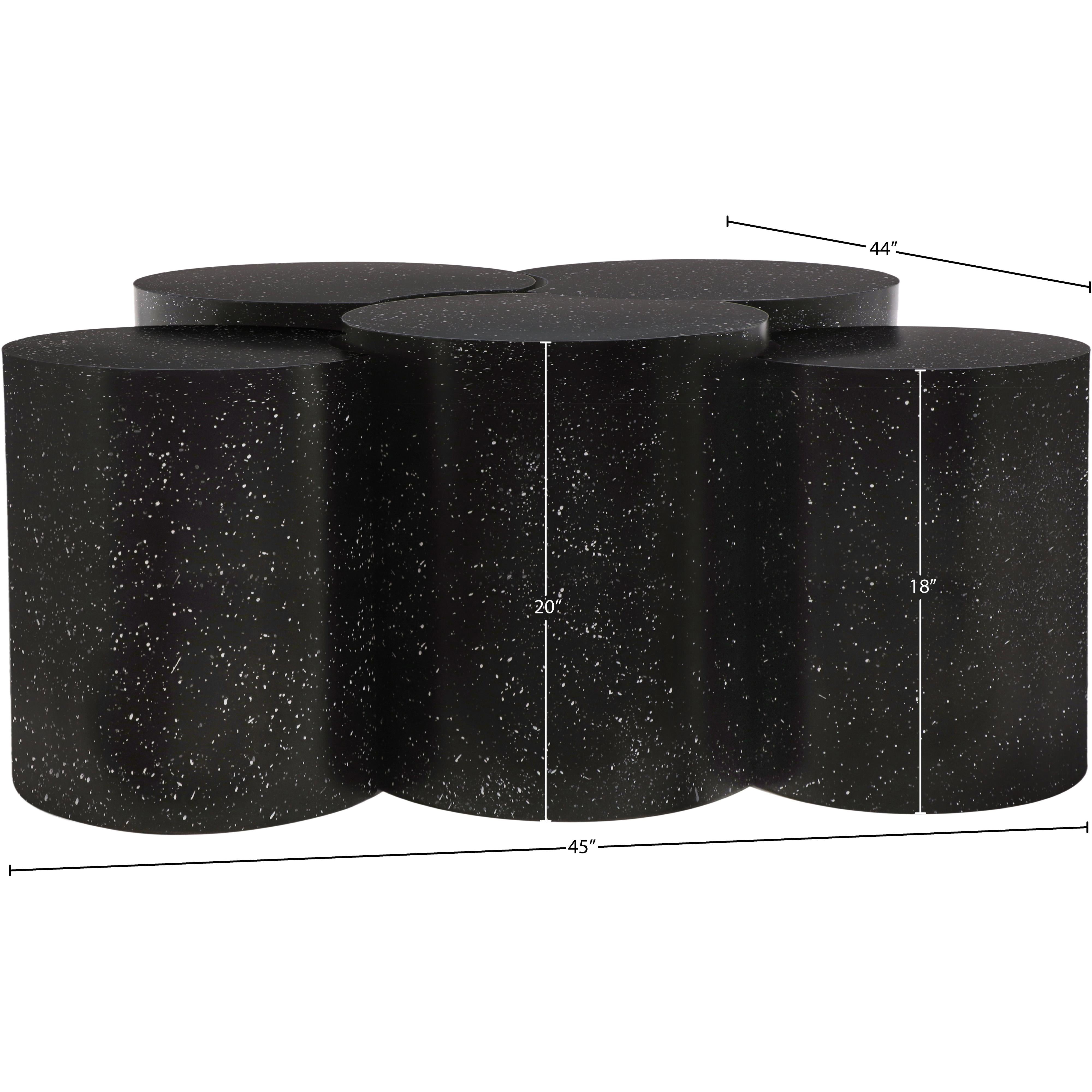 Meridian Dimple Black Coffee Table