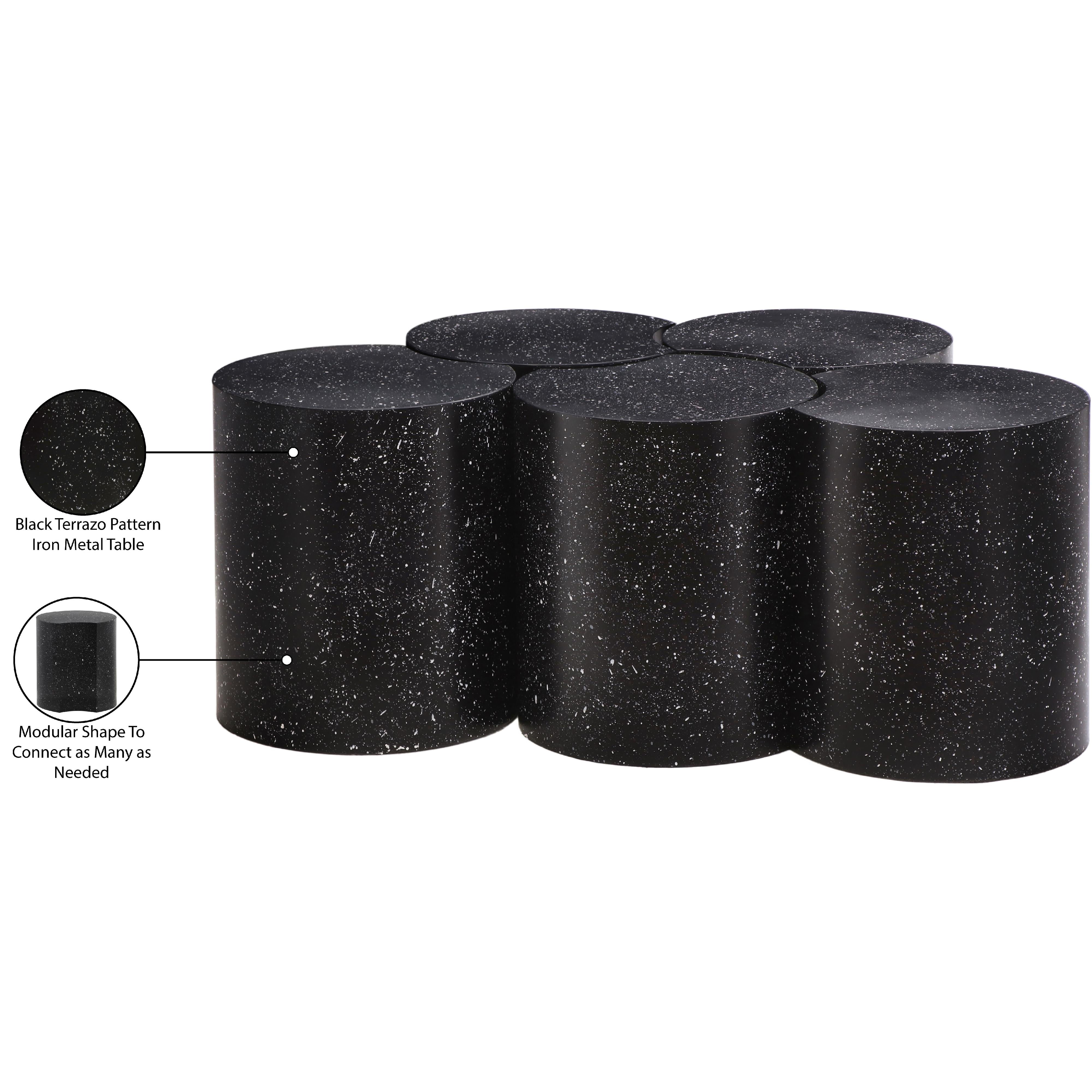 Meridian Dimple Black Coffee Table