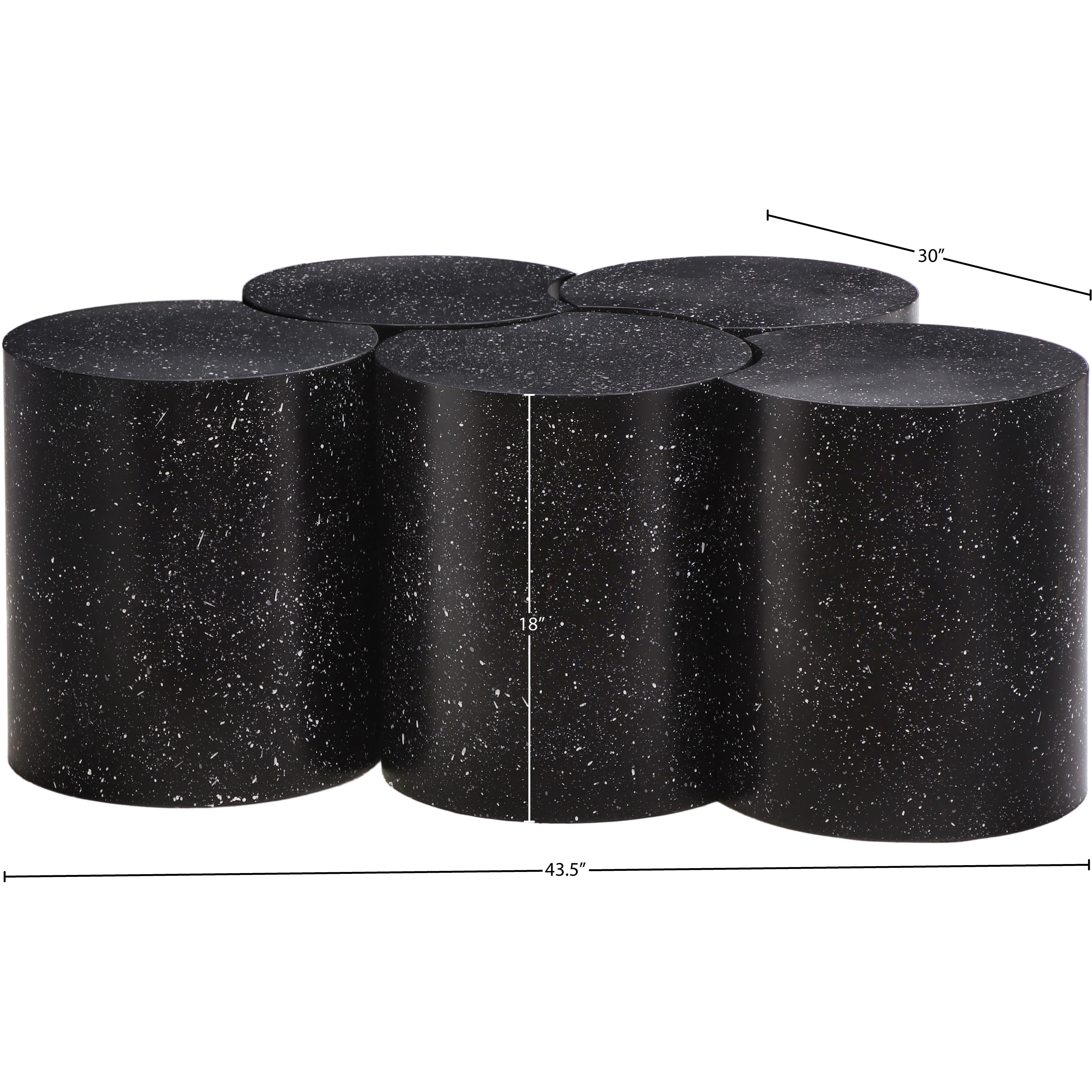 Meridian Dimple Black Coffee Table