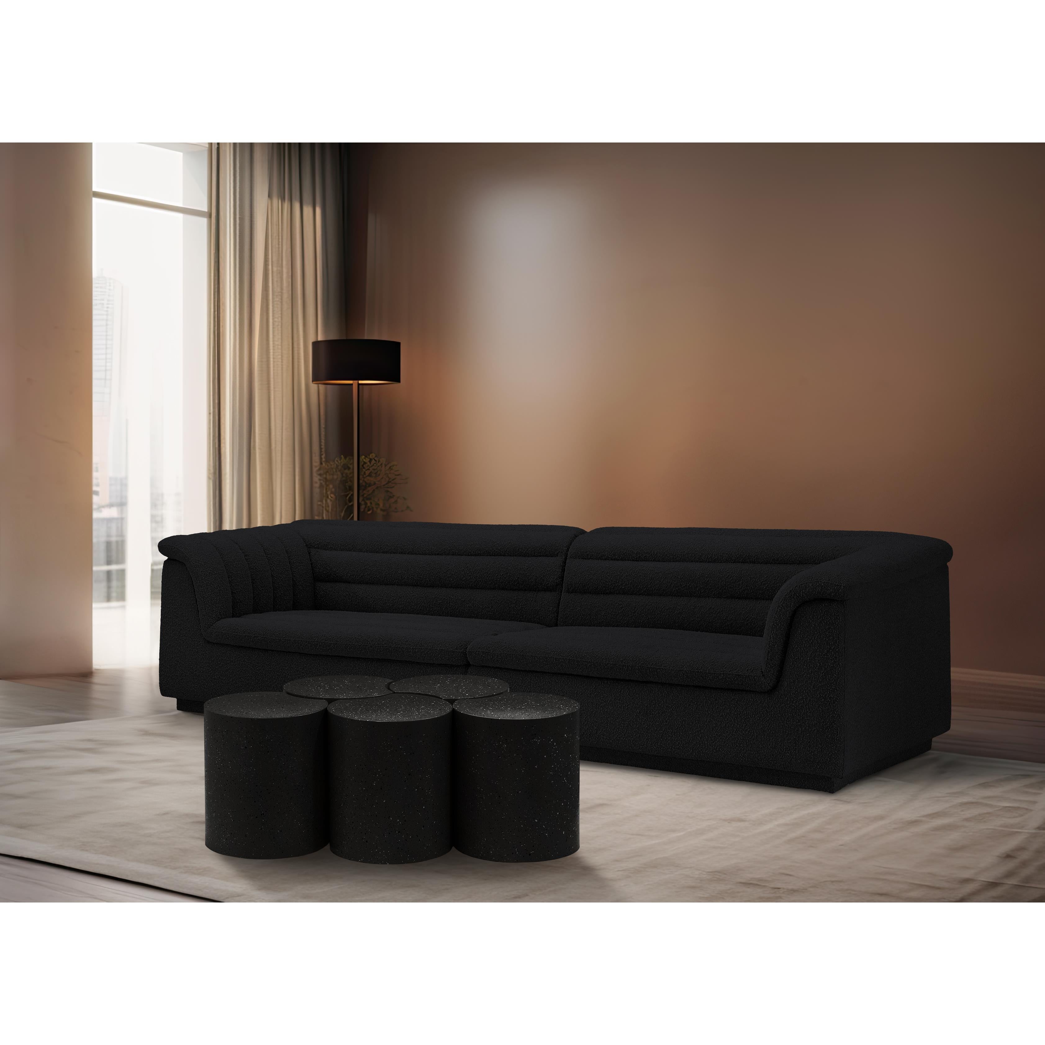 Meridian Dimple Black Coffee Table