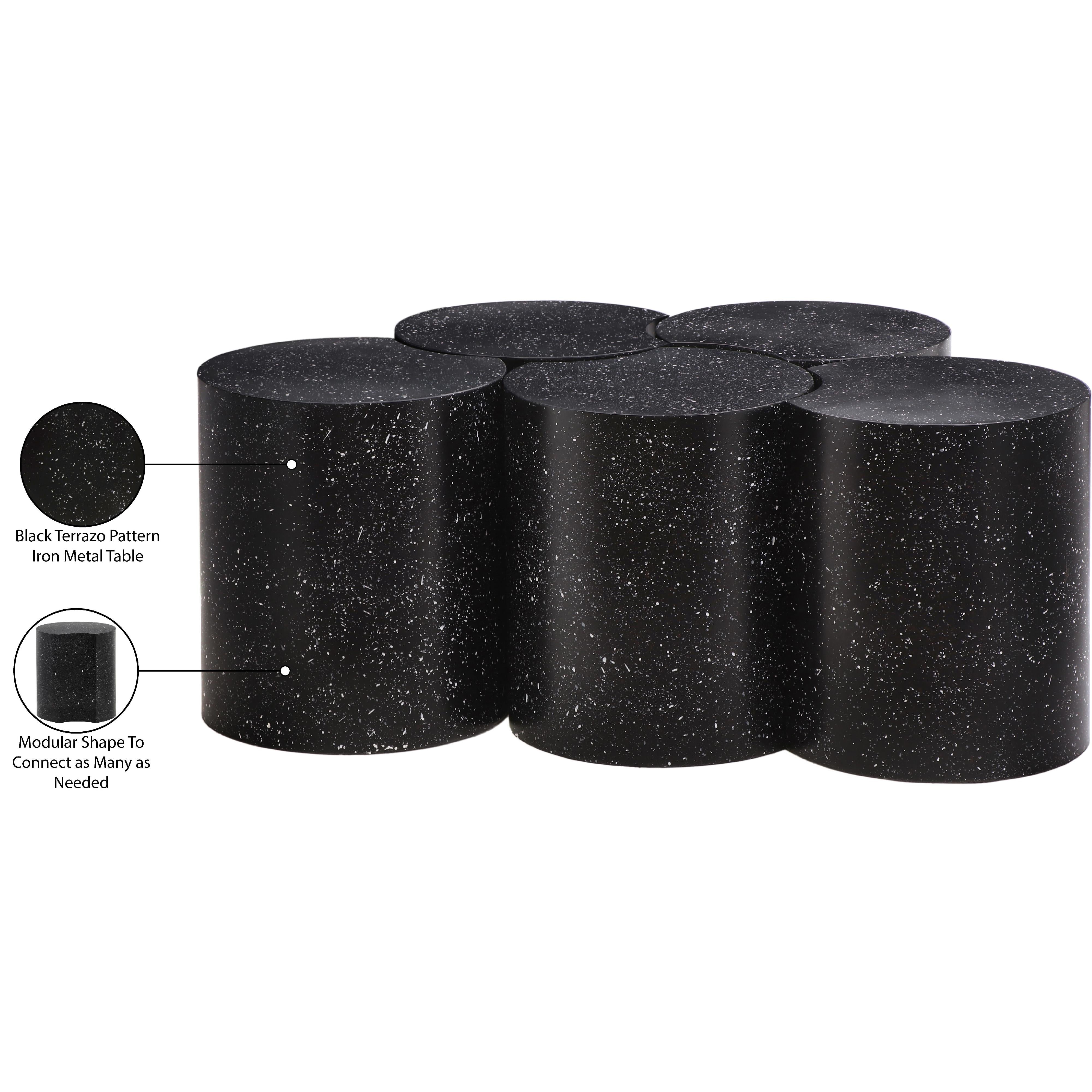 Meridian Dimple Black Coffee Table