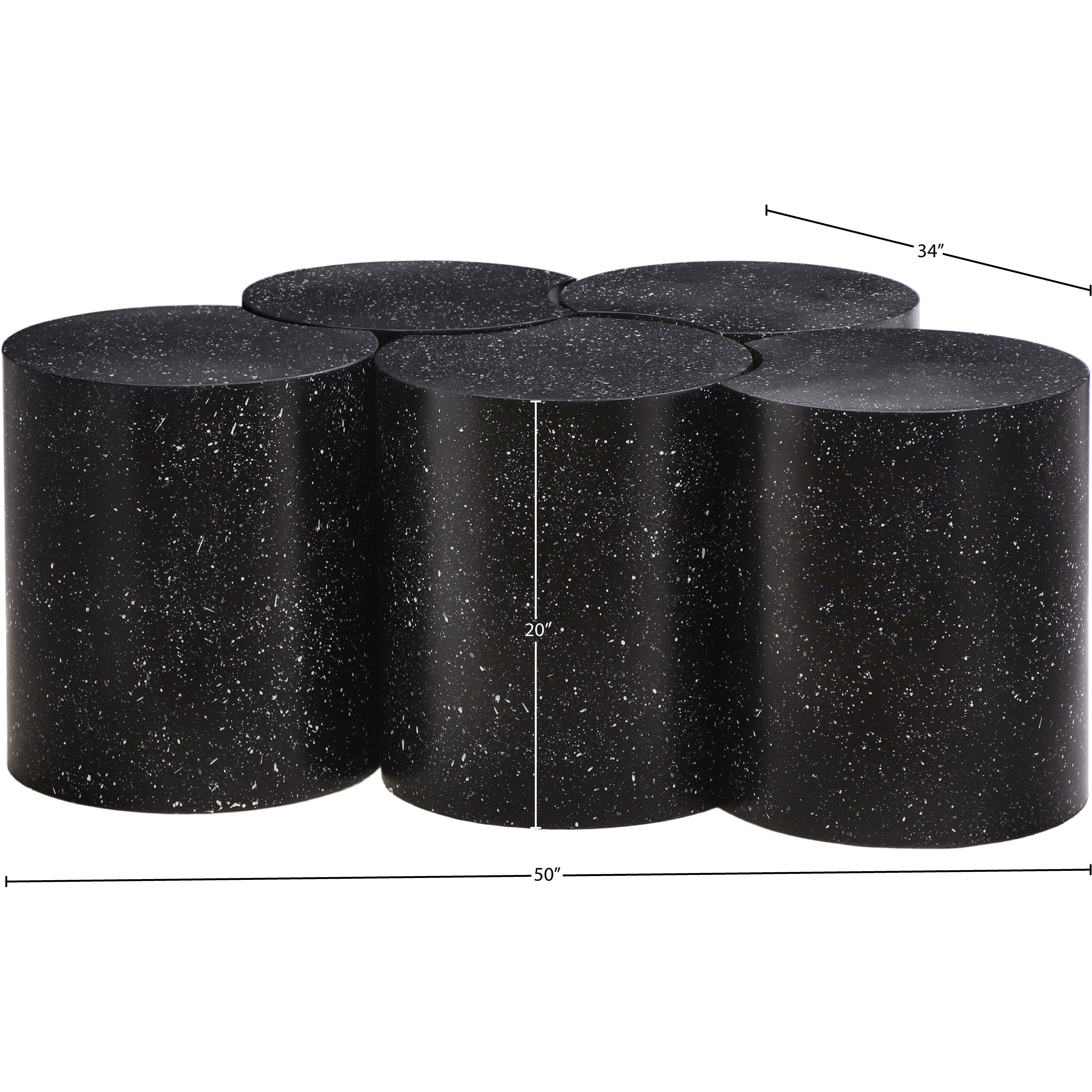 Meridian Dimple Black Coffee Table