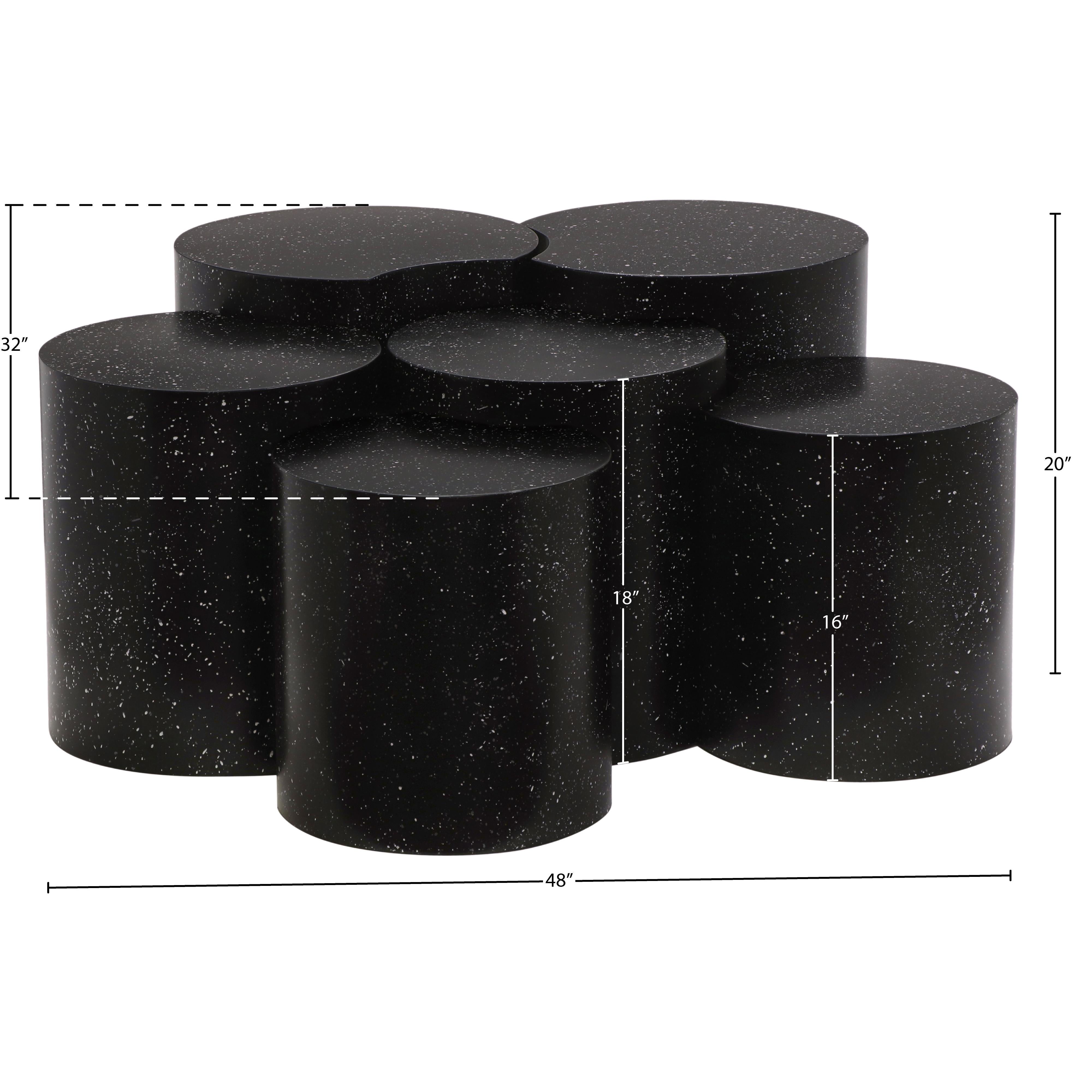 Meridian Dimple Black Coffee Table