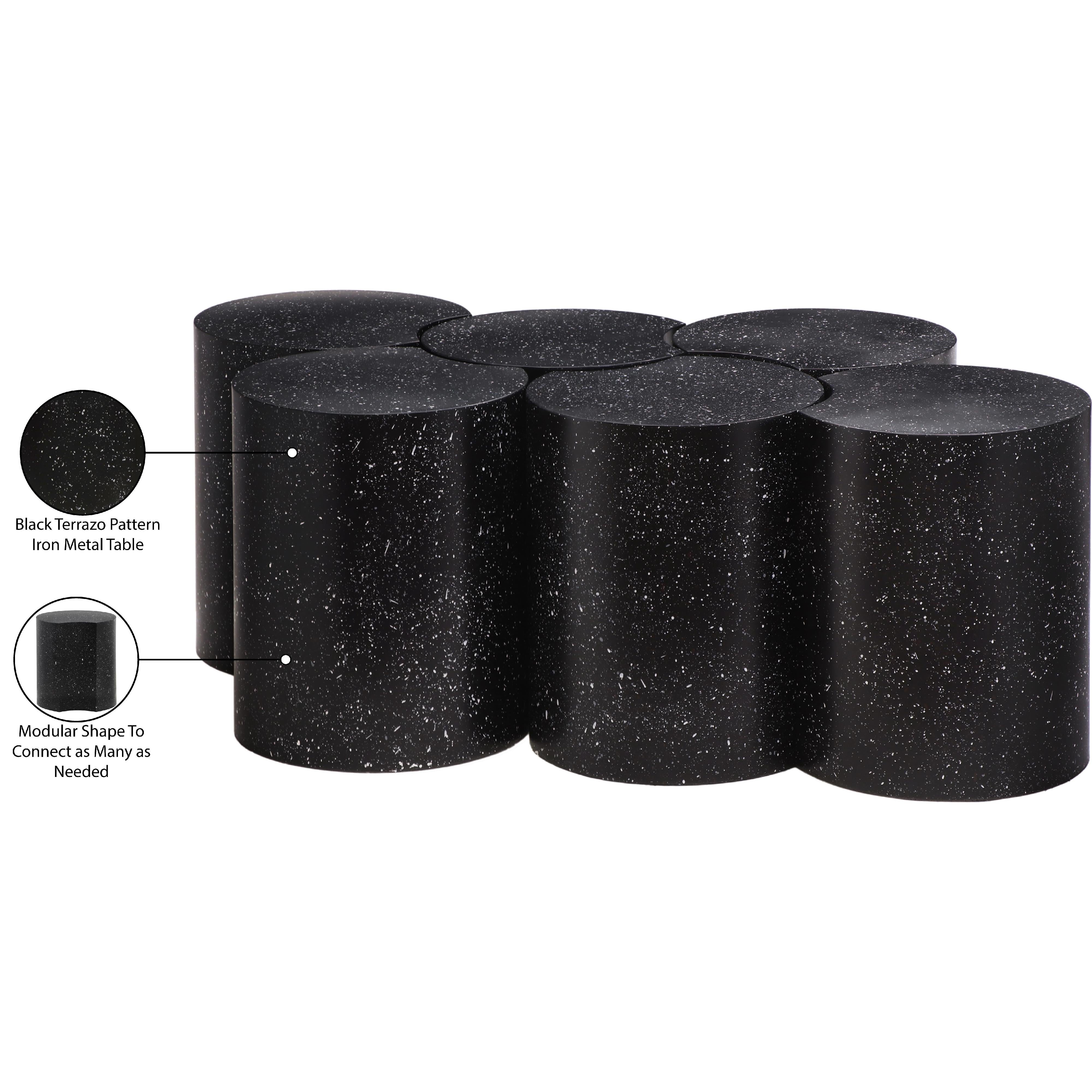 Meridian Dimple Black Coffee Table