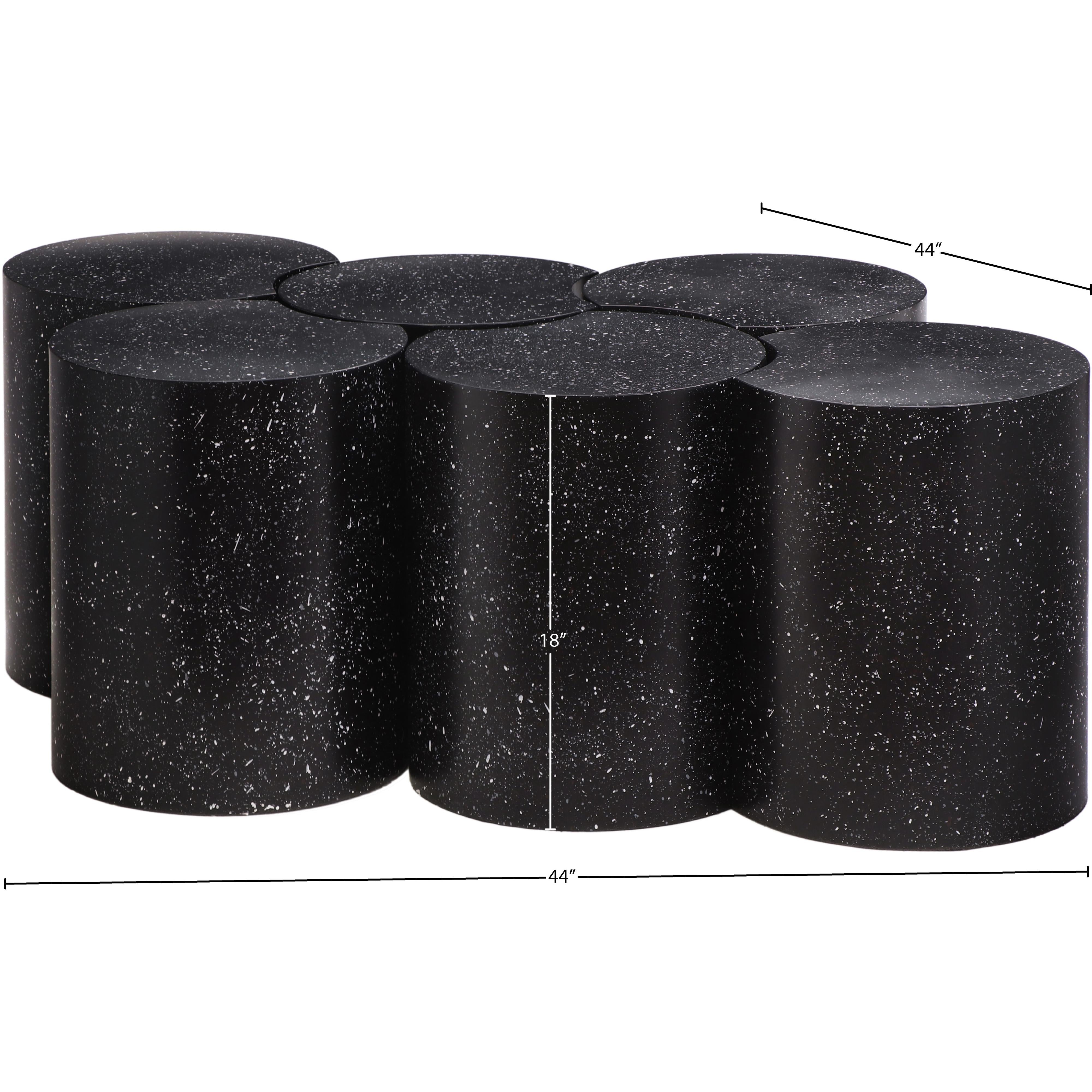 Meridian Dimple Black Coffee Table