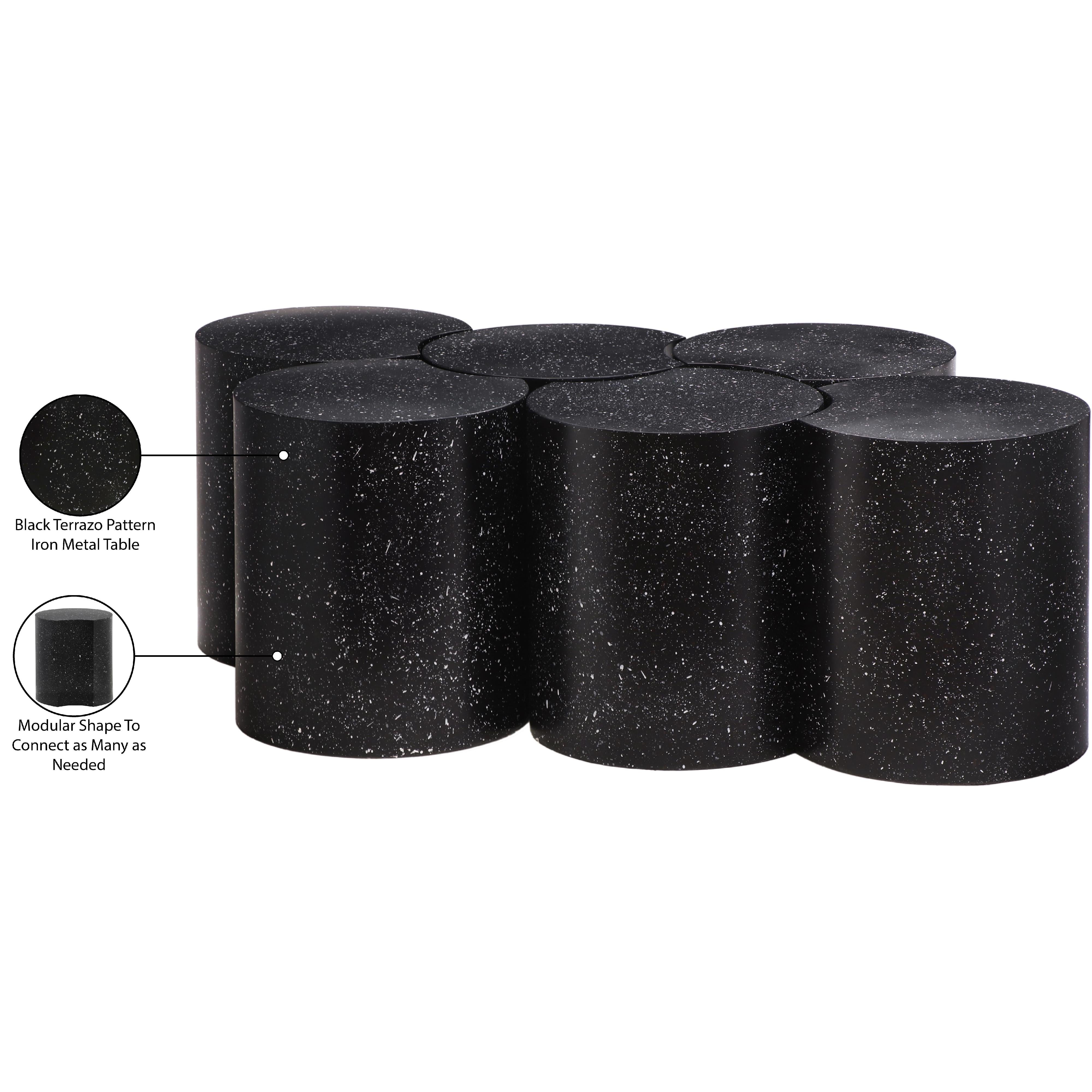 Meridian Dimple Black Coffee Table