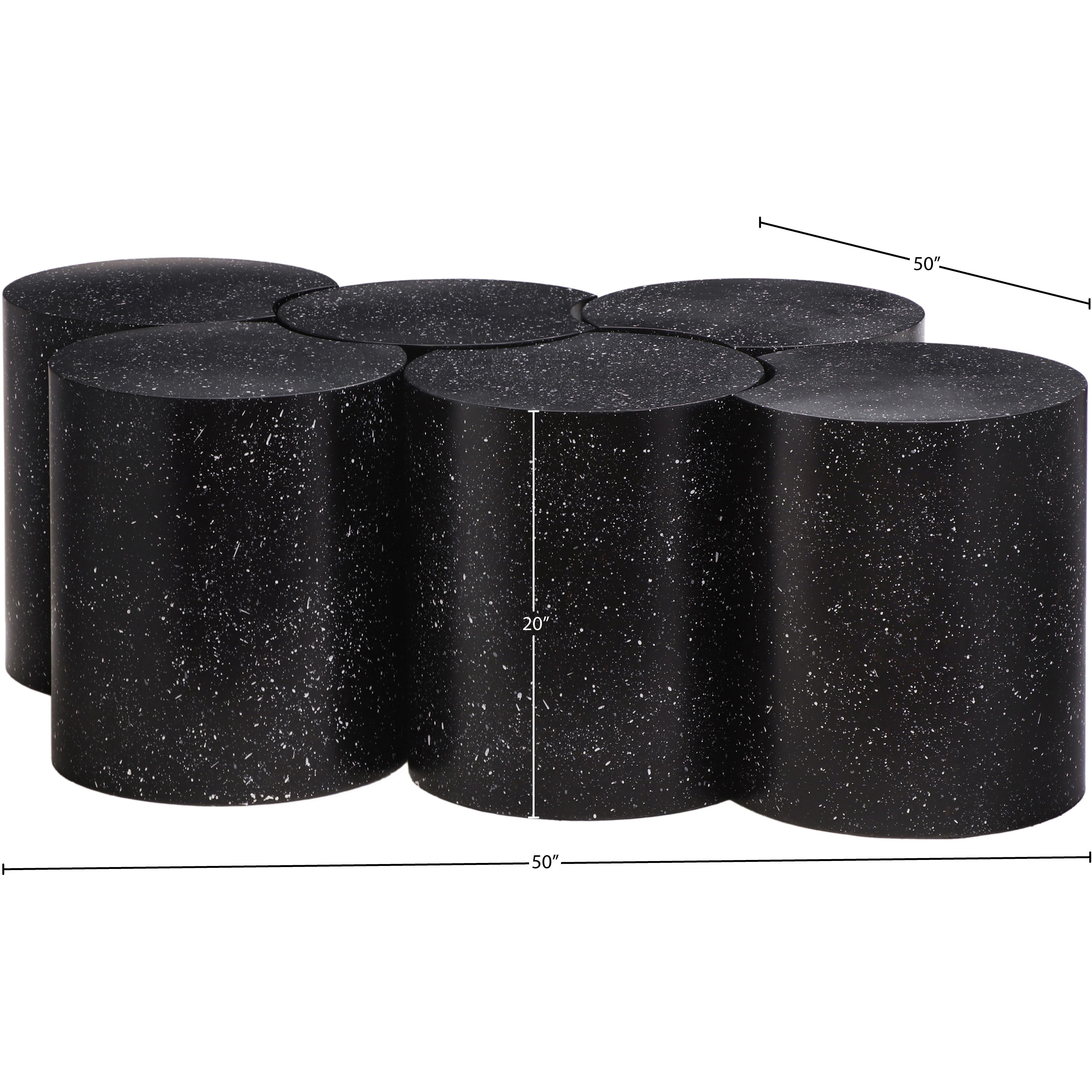 Meridian Dimple Black Coffee Table