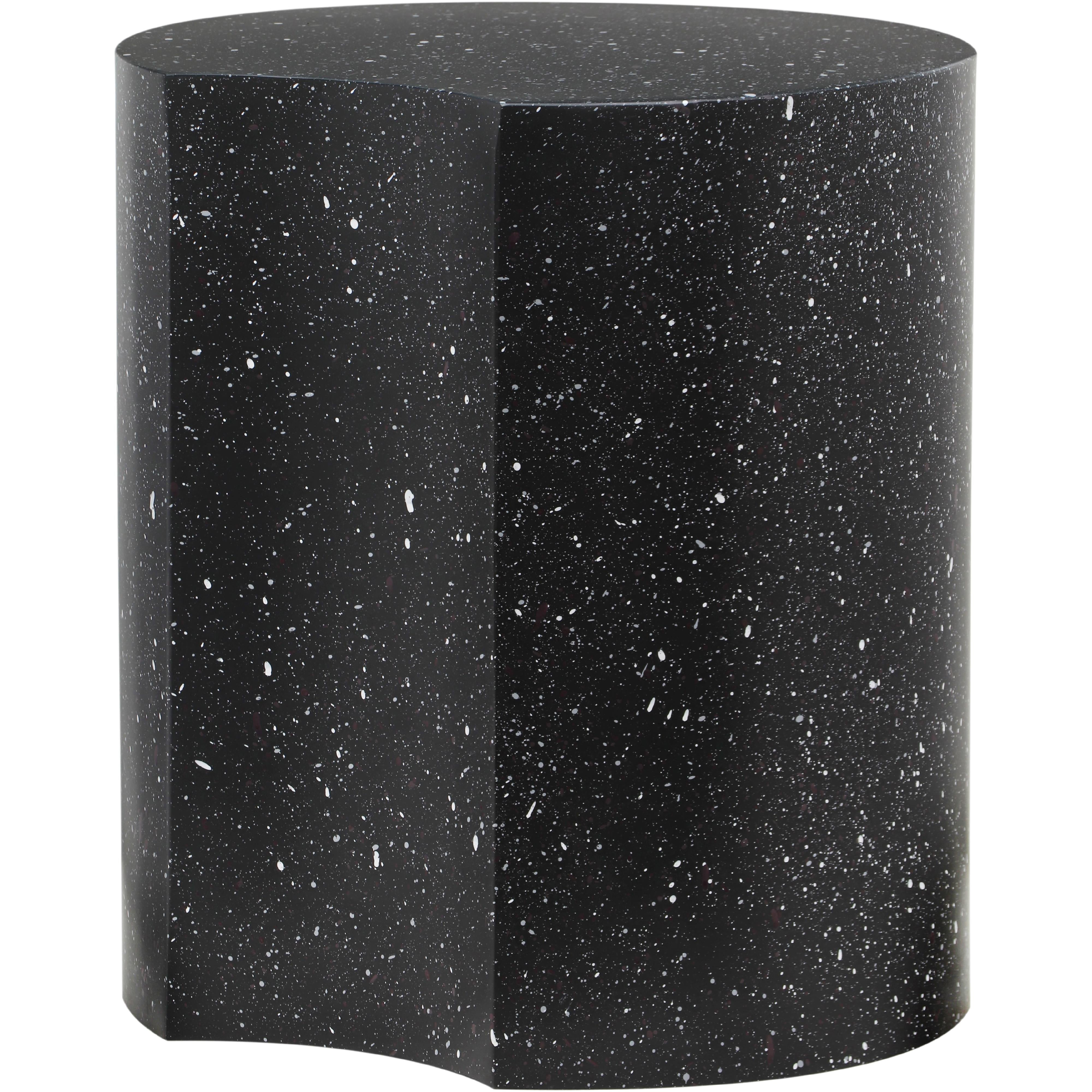 Meridian Dimple Black End Table