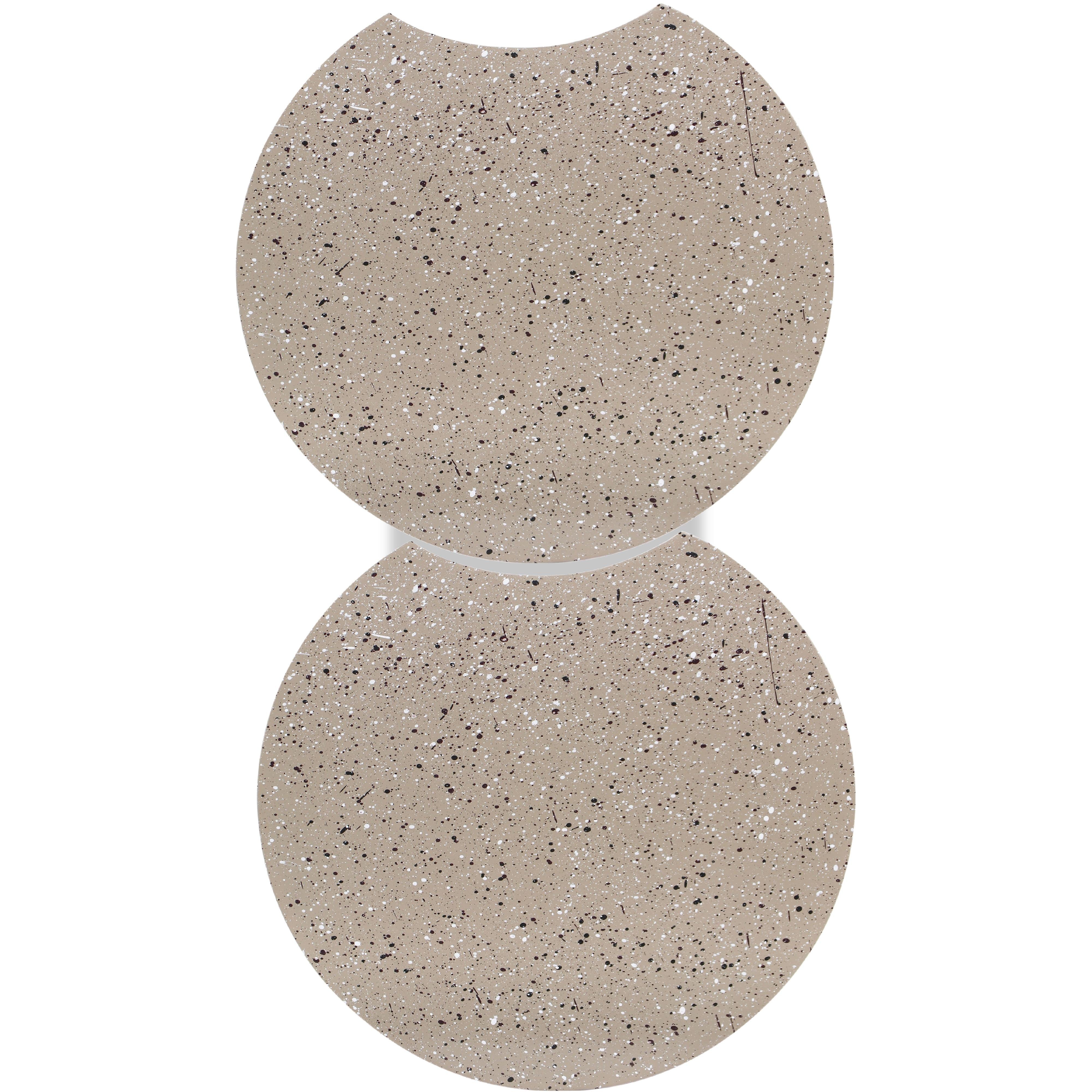 Meridian Dimple Taupe End Table