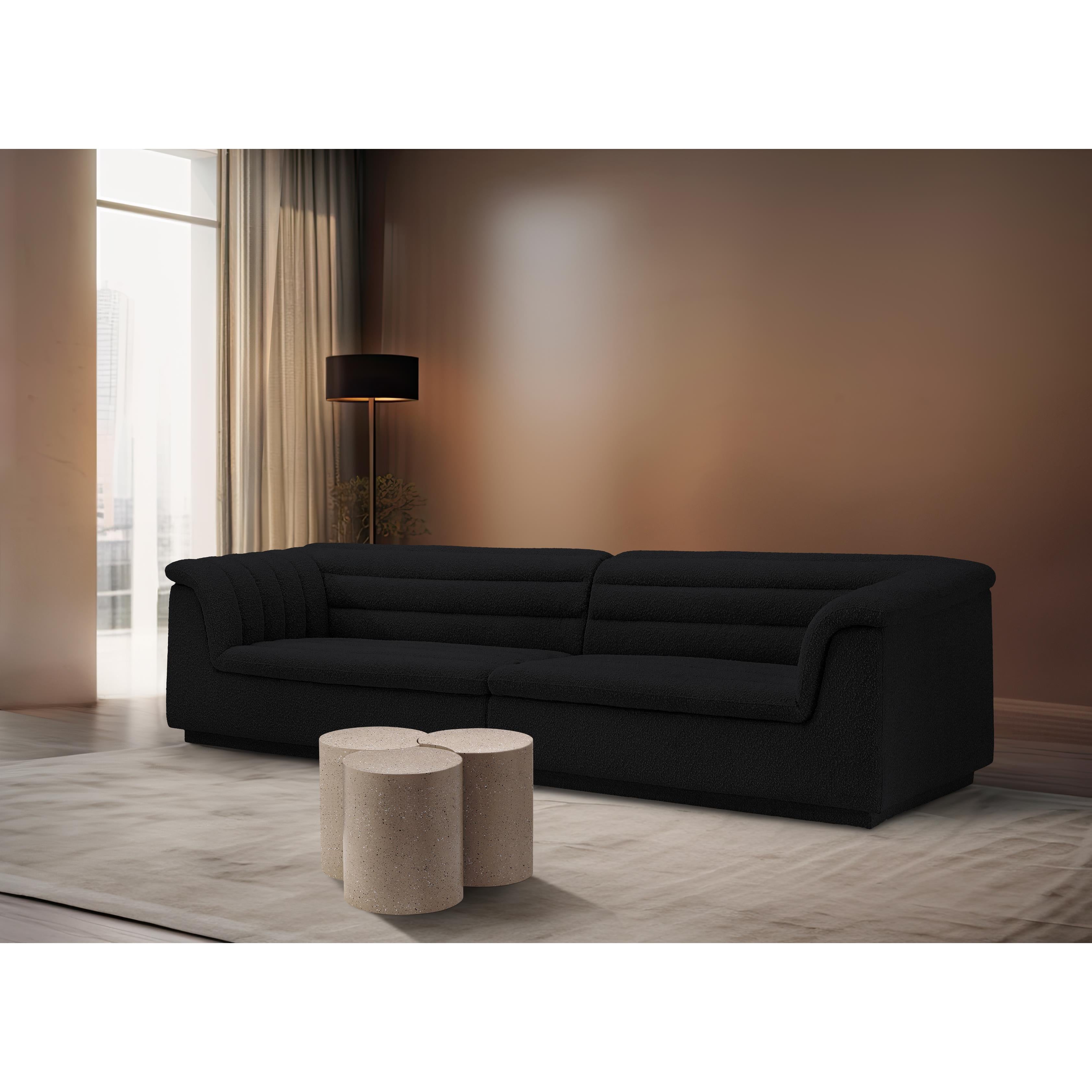 Meridian Dimple Taupe Coffee Table