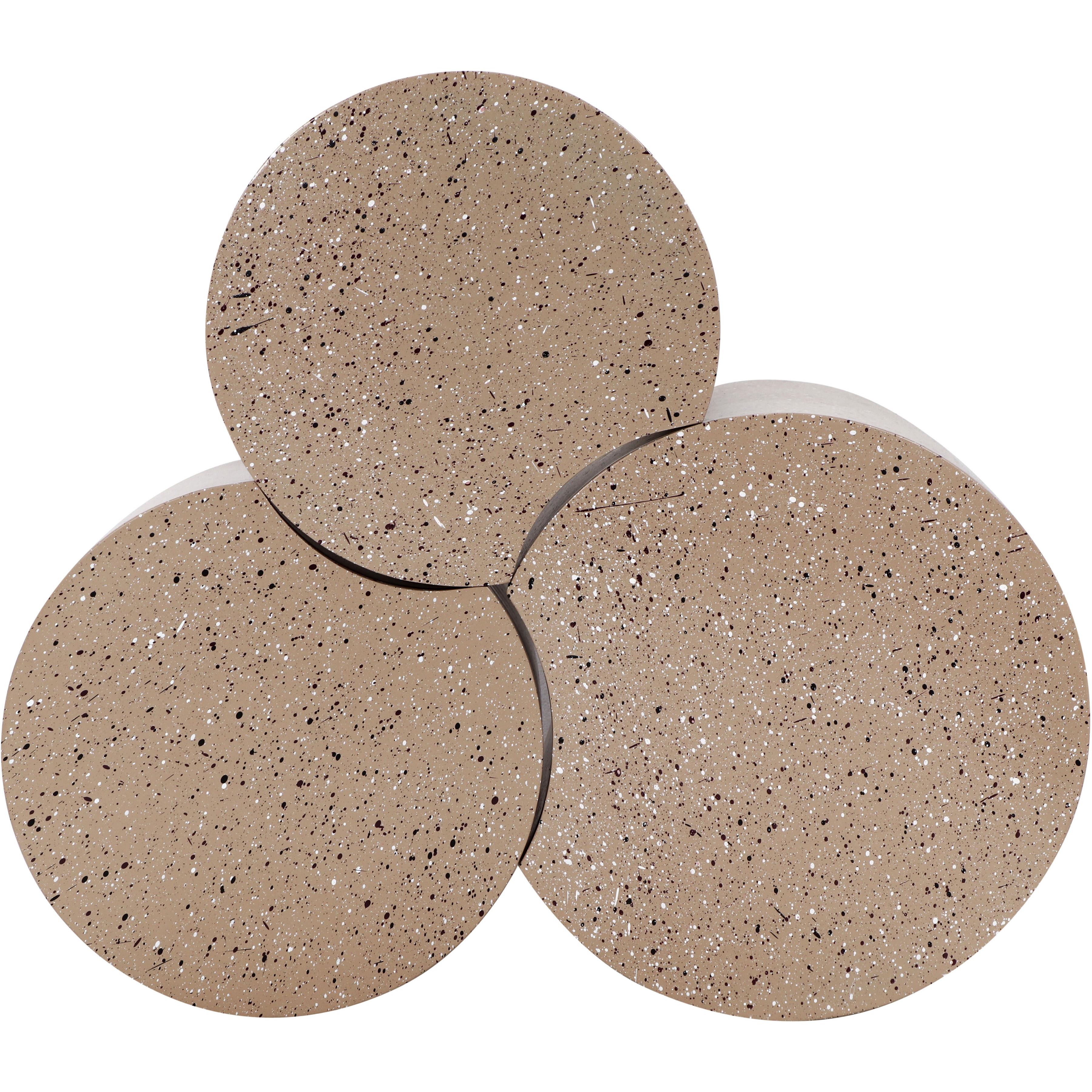 Meridian Dimple Taupe Coffee Table