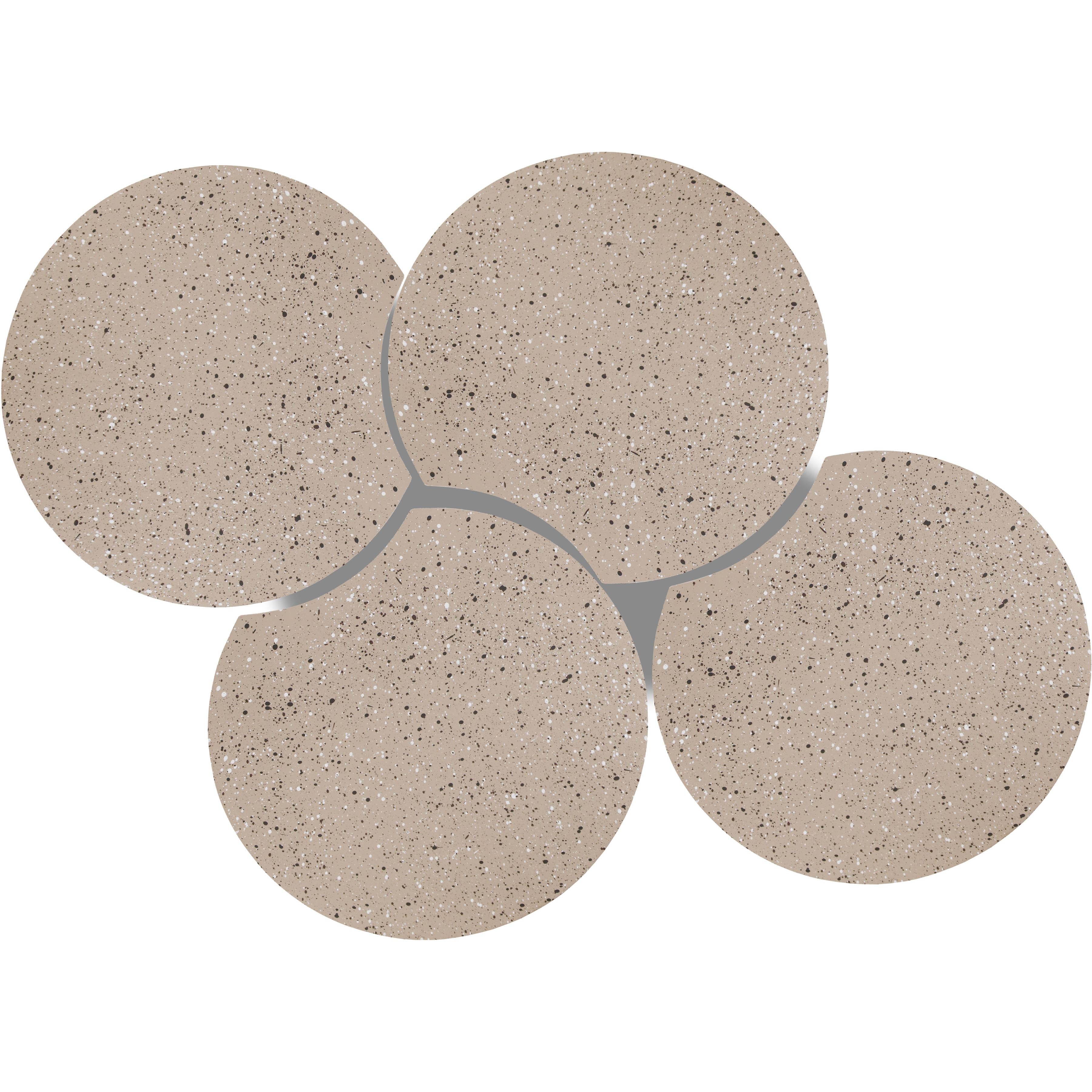 Meridian Dimple Taupe Coffee Table