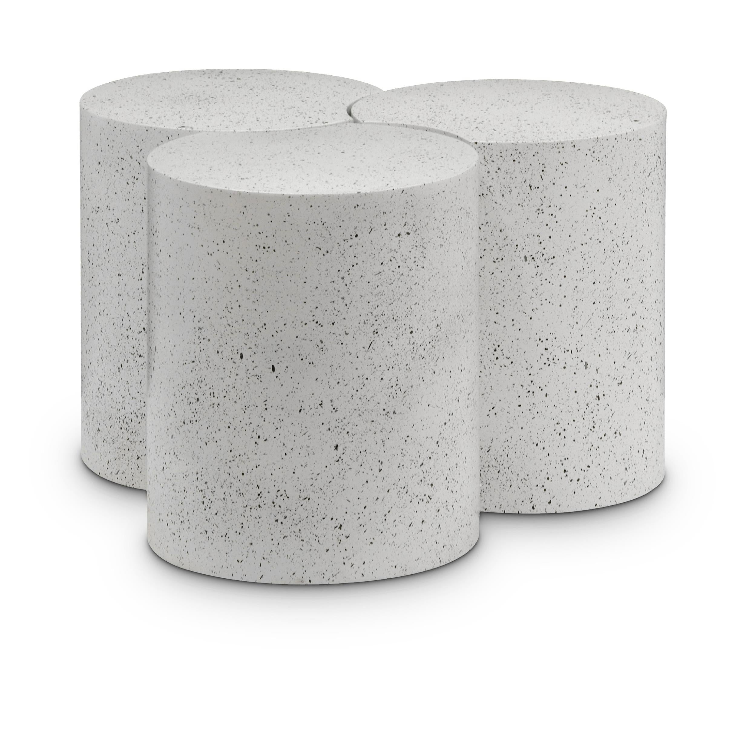 Meridian Dimple White Coffee Table