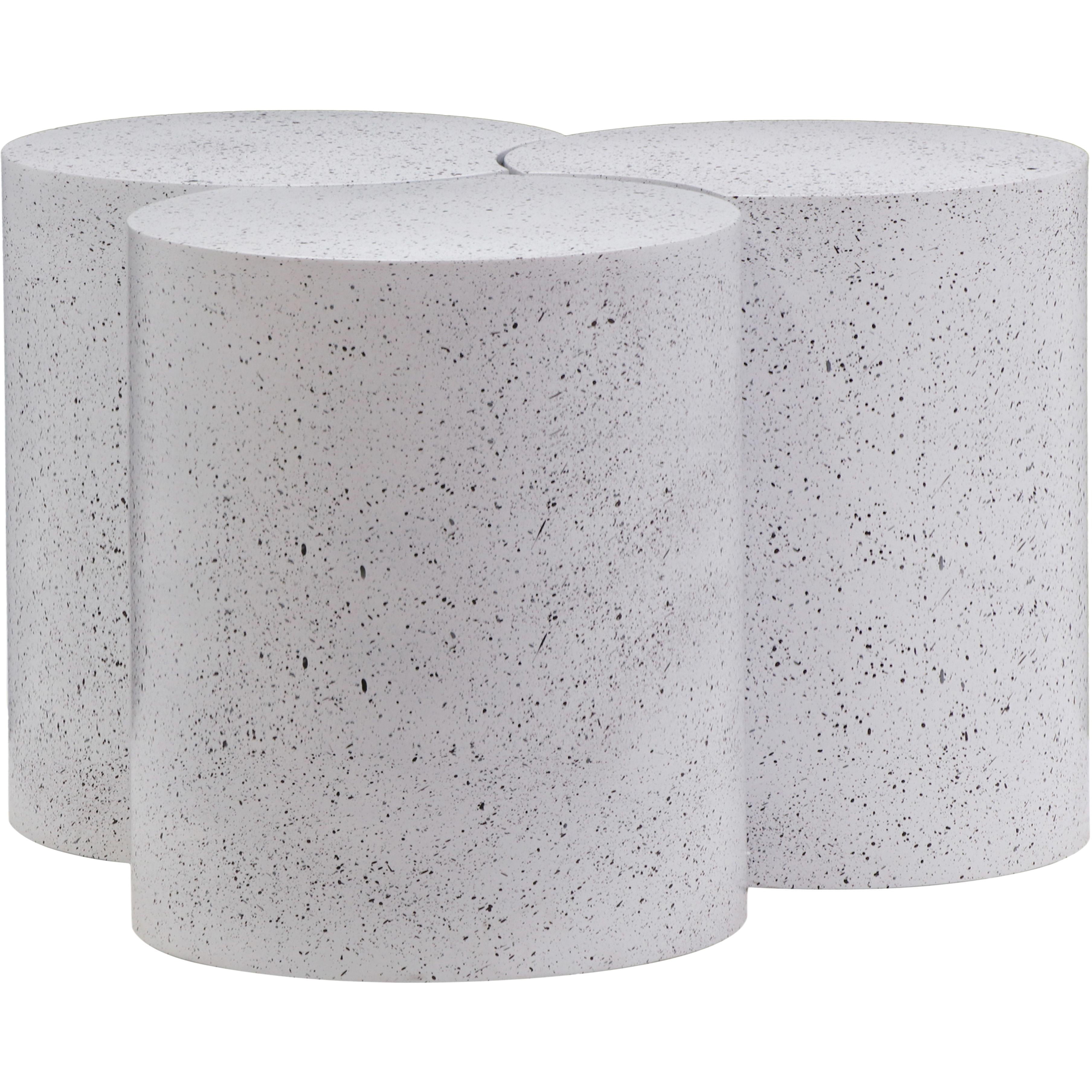 Meridian Dimple White Coffee Table