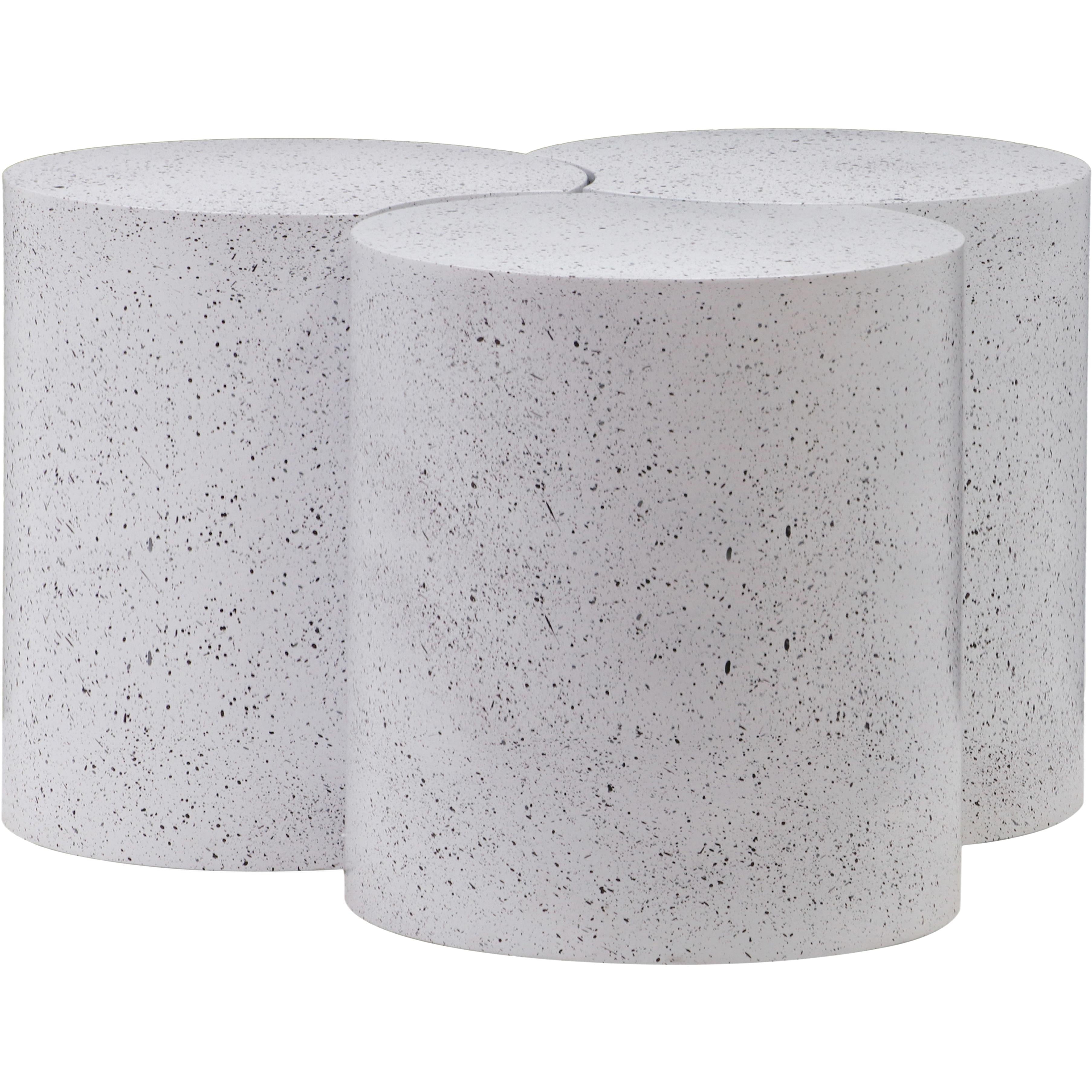 Meridian Dimple White Coffee Table