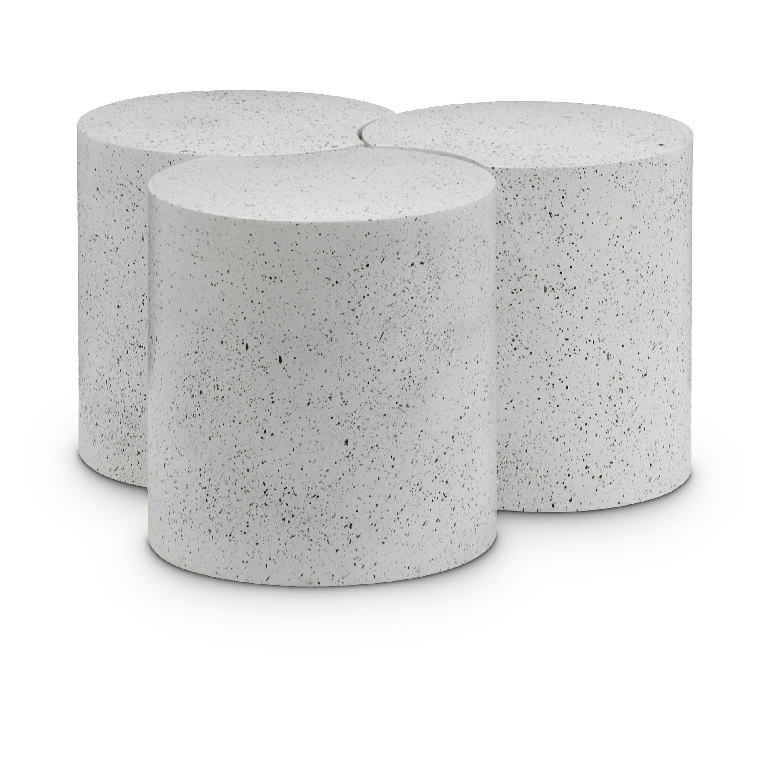Meridian Dimple White Coffee Table