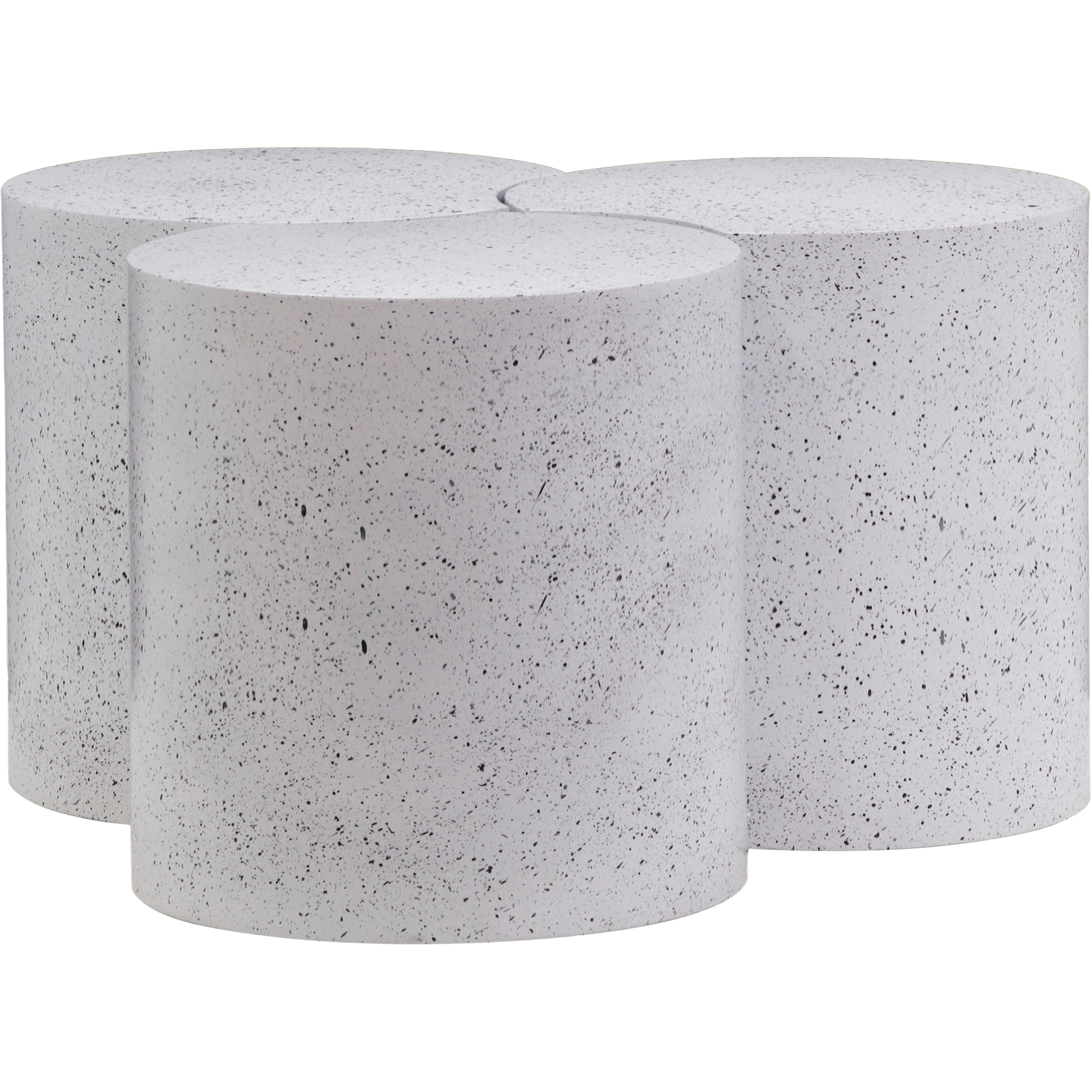 Meridian Dimple White Coffee Table