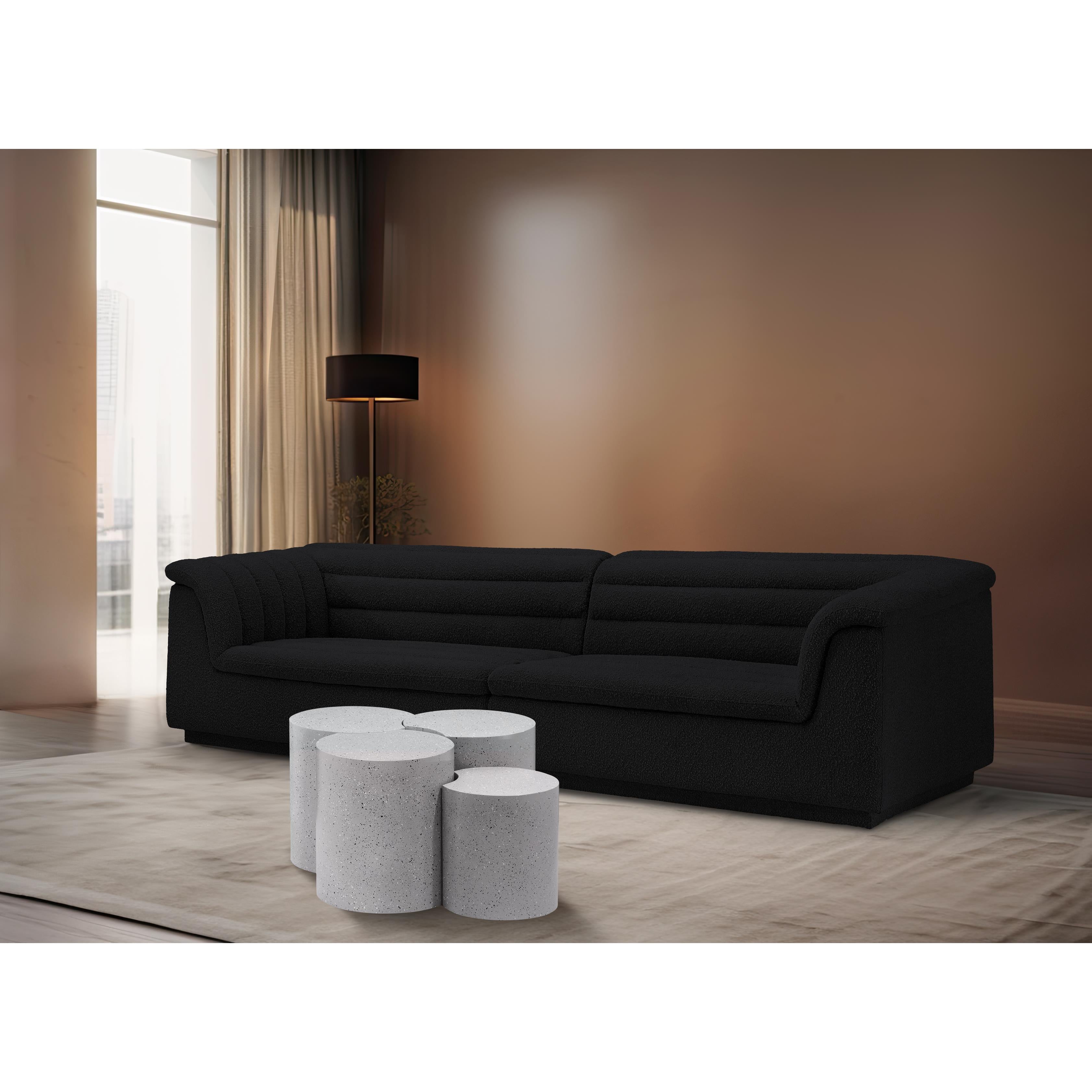 Meridian Dimple White Coffee Table