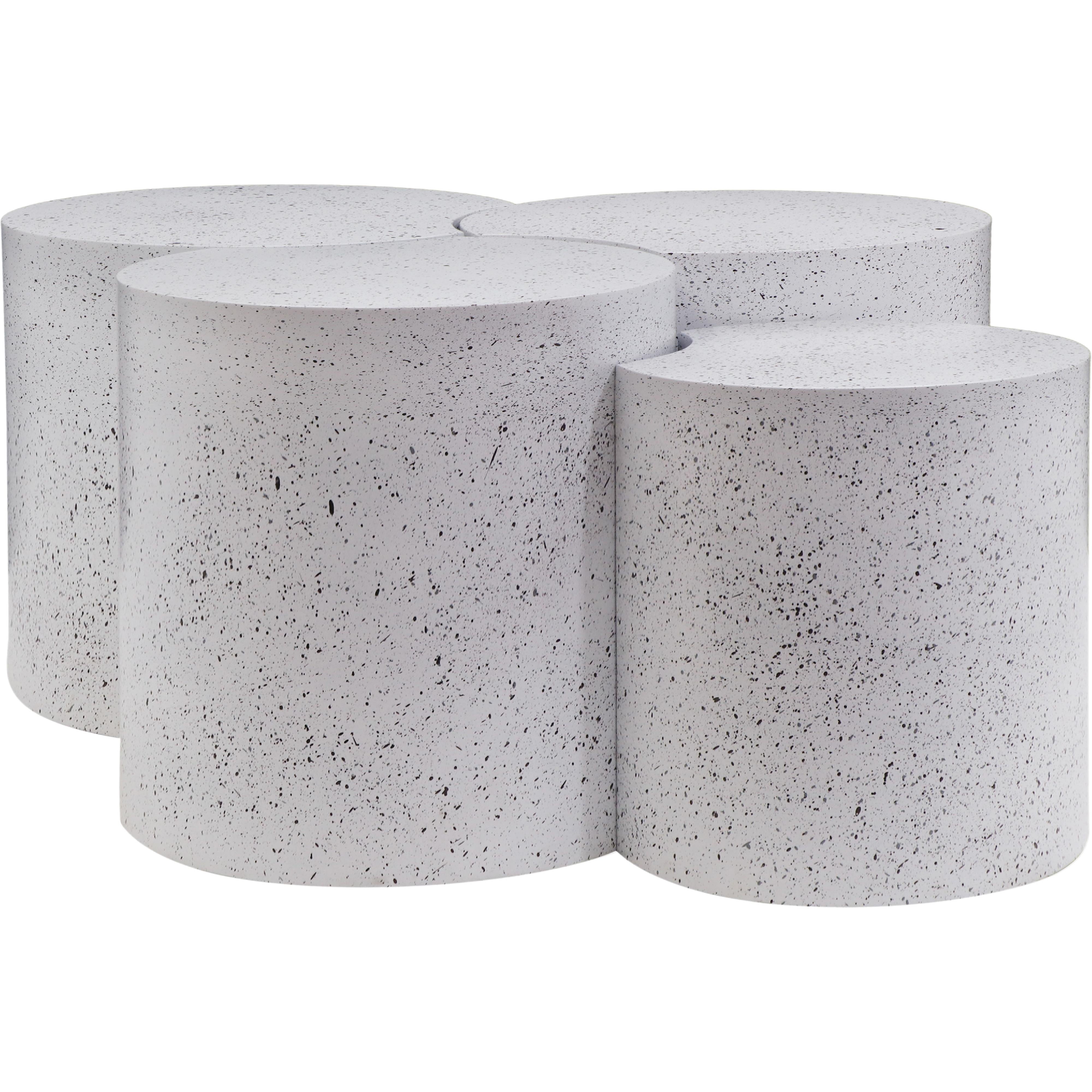 Meridian Dimple White Coffee Table