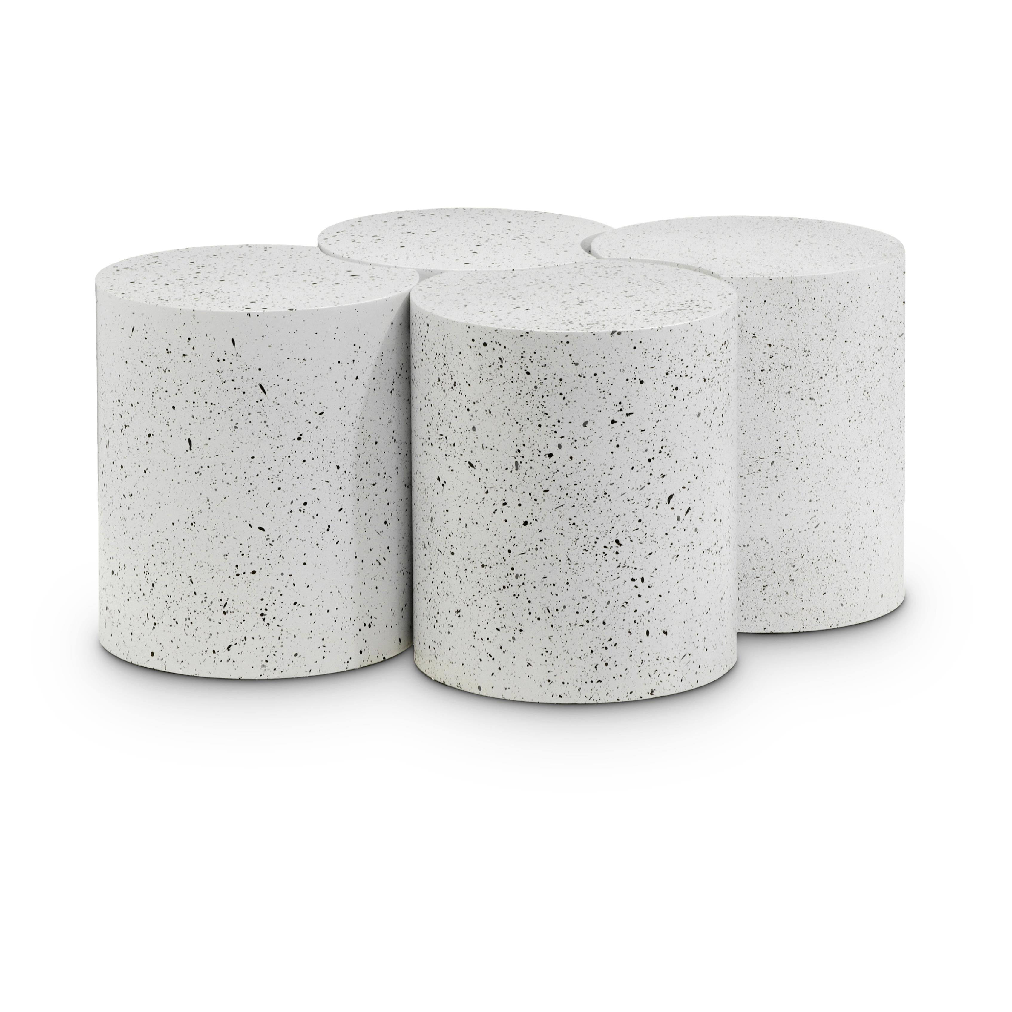 Meridian Dimple White Coffee Table