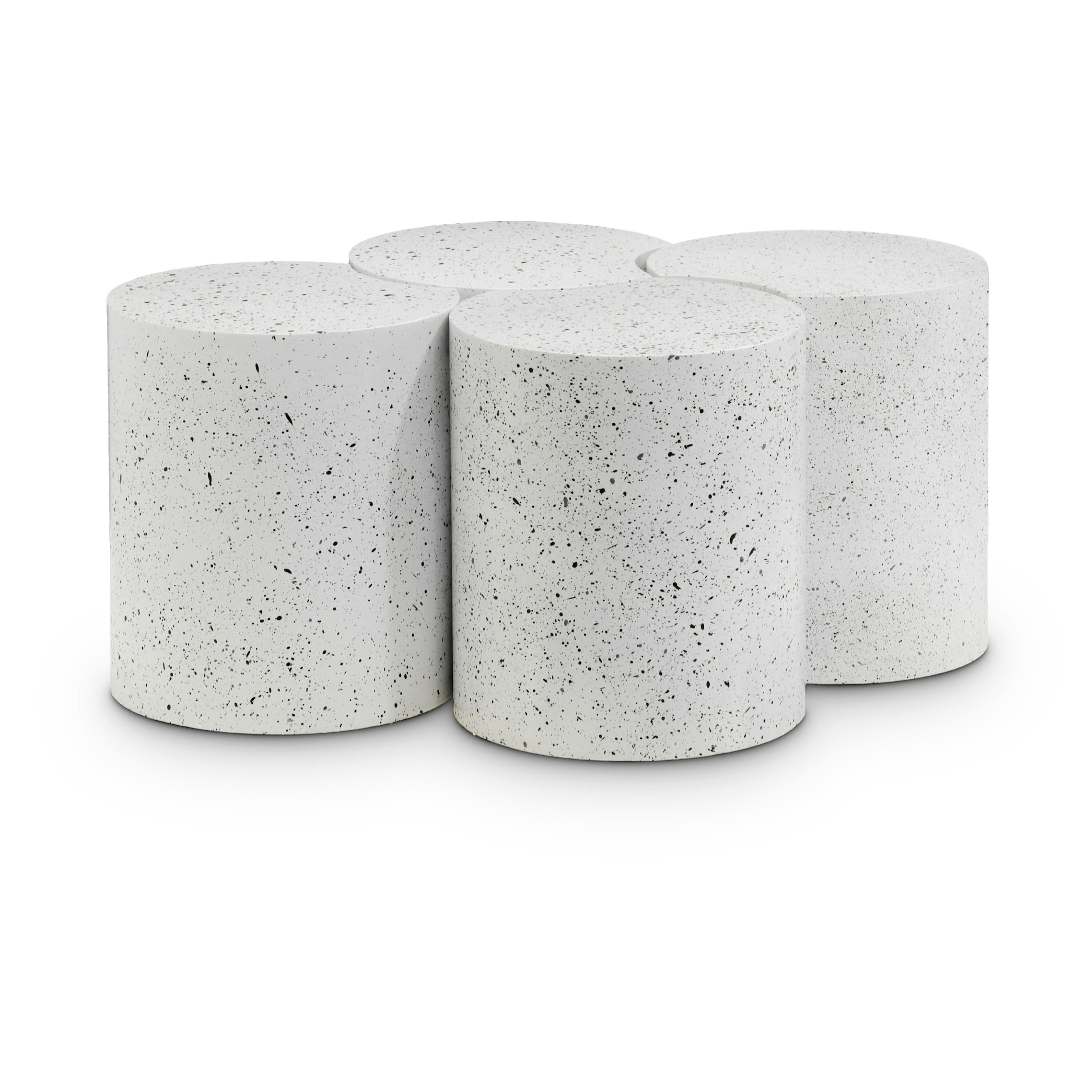Meridian Dimple White Coffee Table