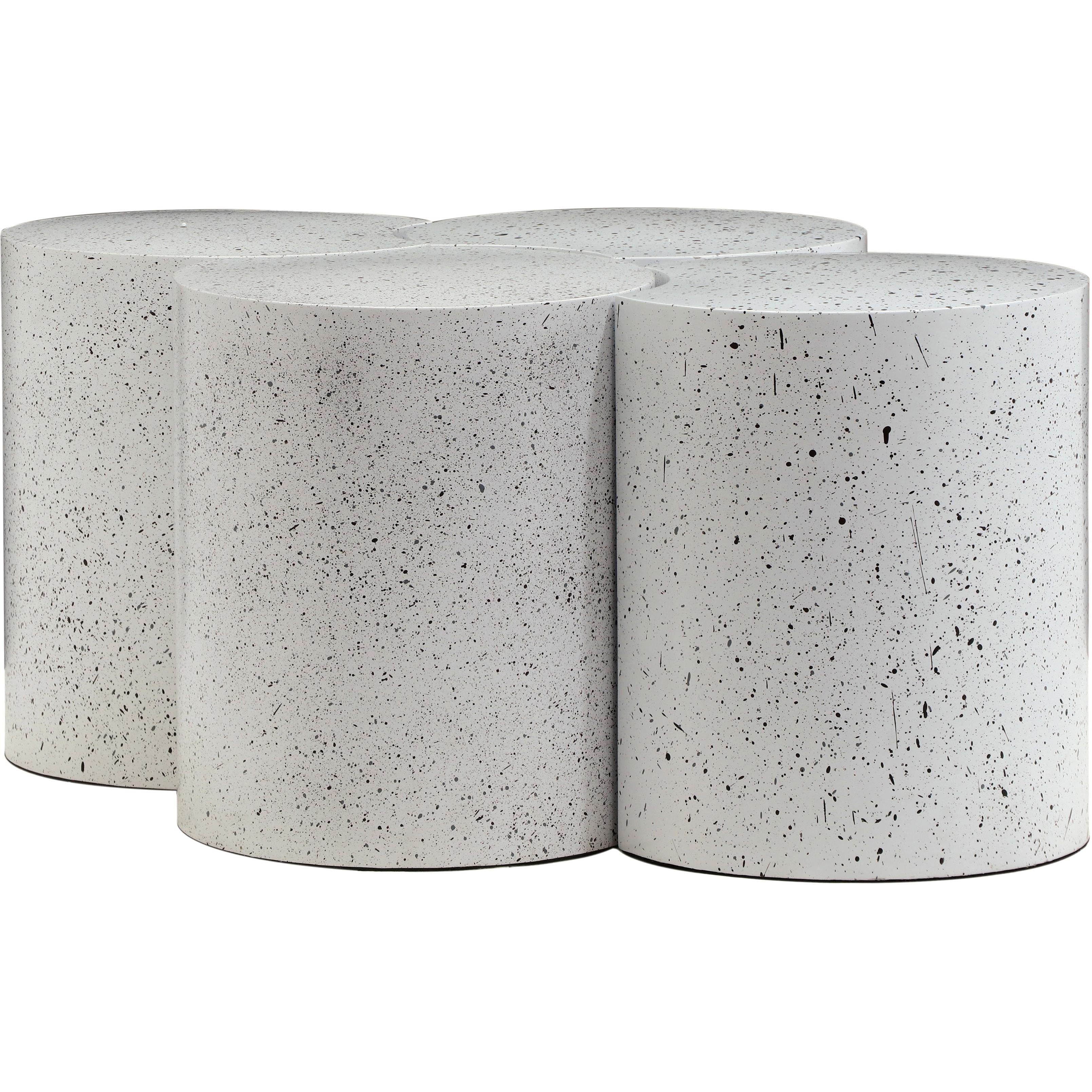 Meridian Dimple White Coffee Table