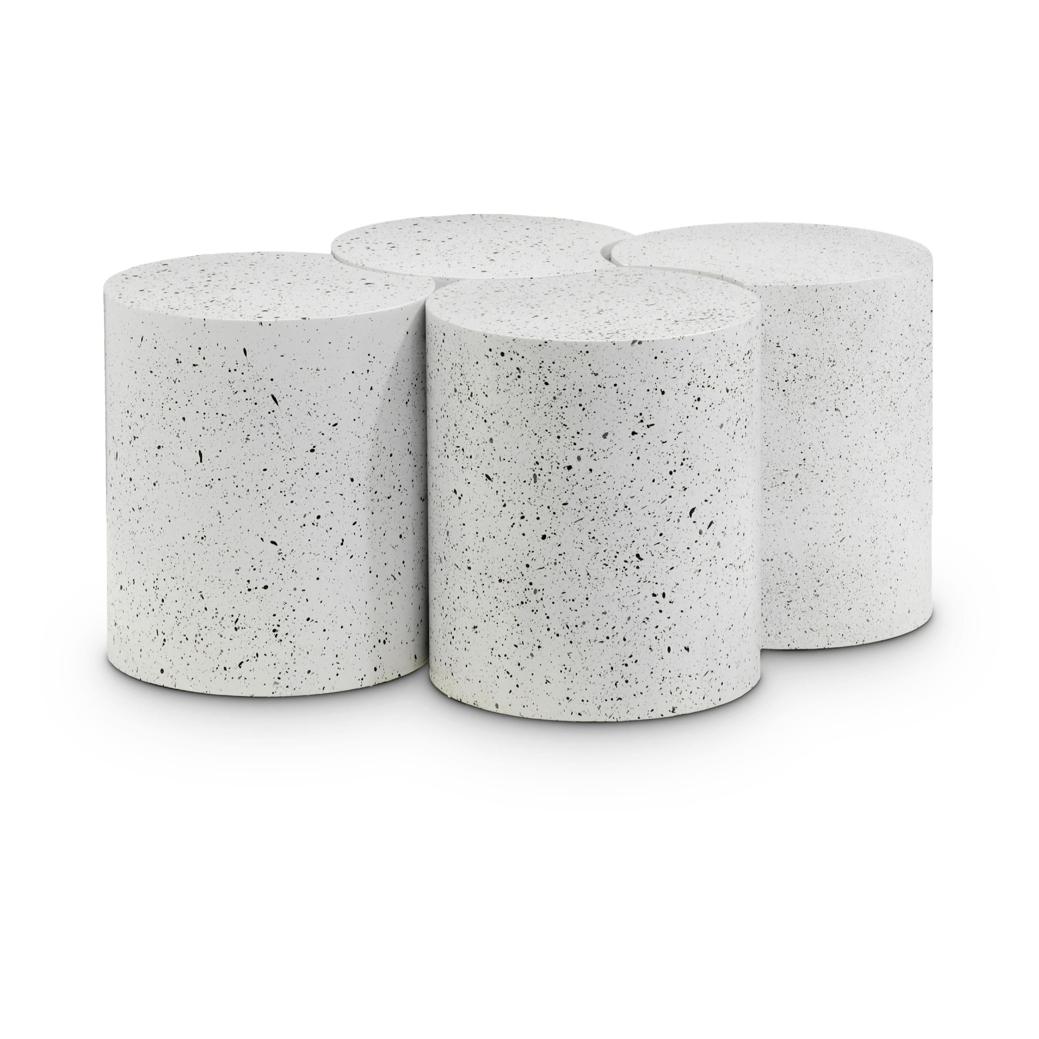 Meridian Dimple White Coffee Table