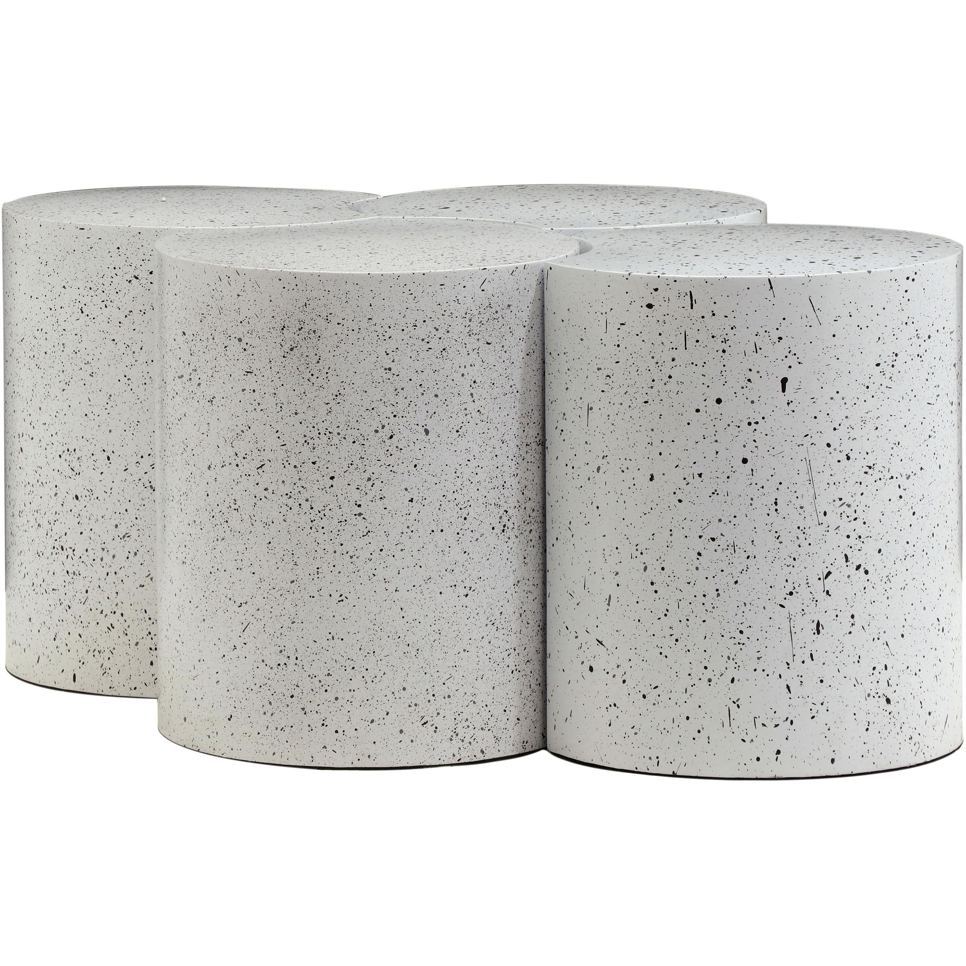 Meridian Dimple White Coffee Table