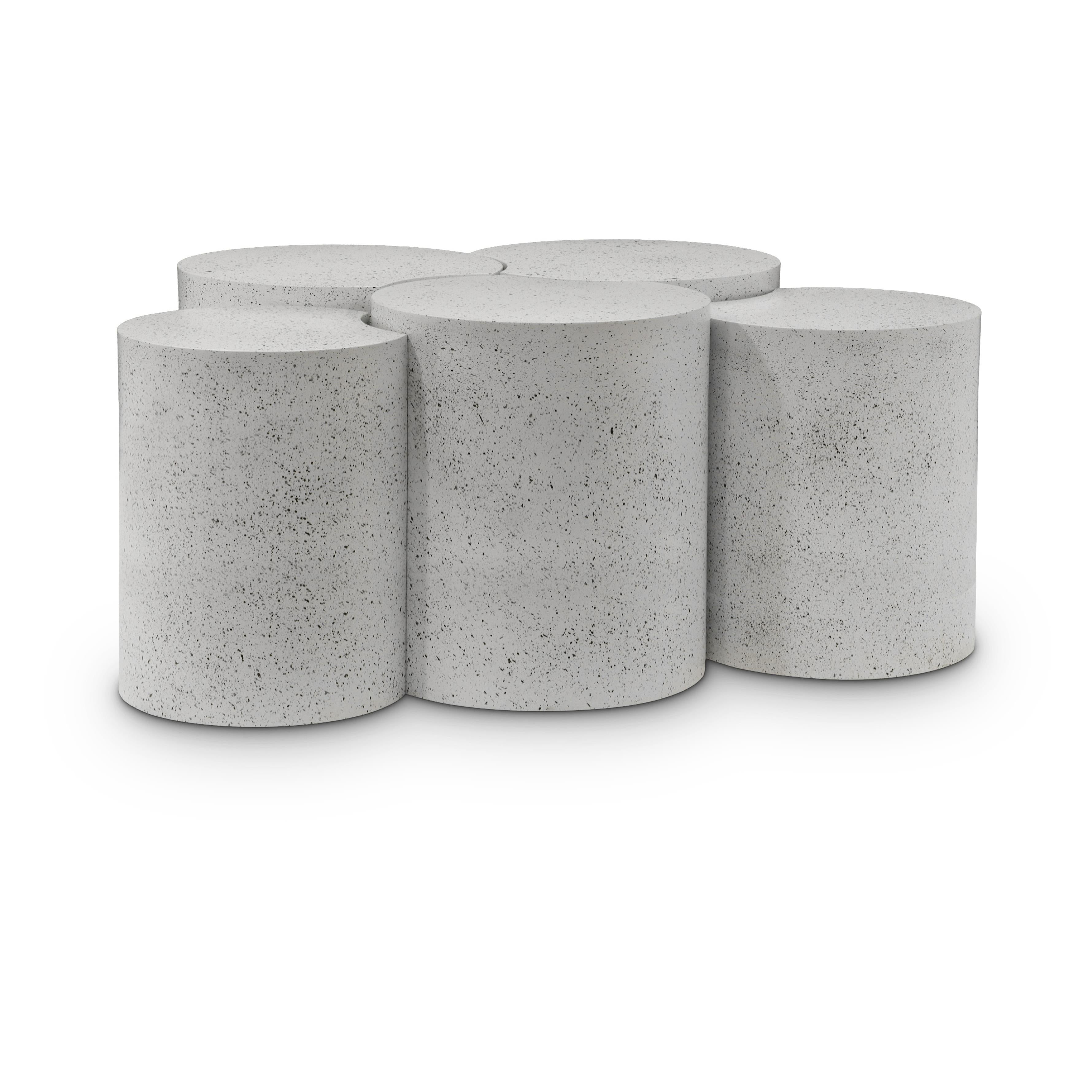 Meridian Dimple White Coffee Table